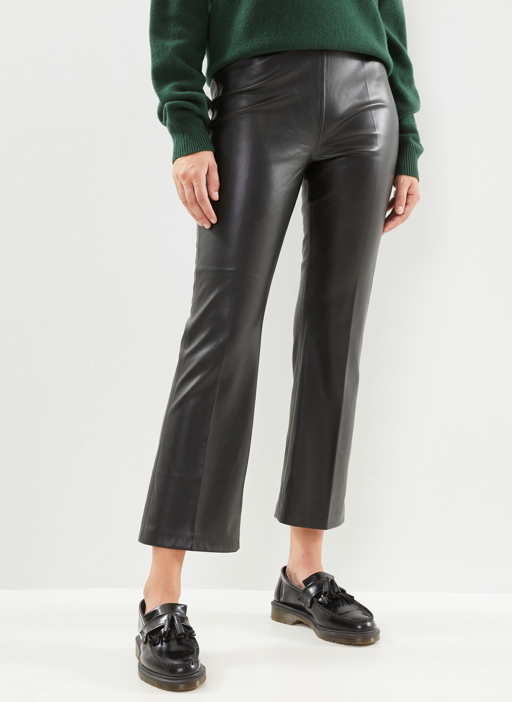 Pantalones rectos BYDAJA PANTS - mujer negro B-Young Pantalones rectos BYDAJA PANTS - mujer negro Black