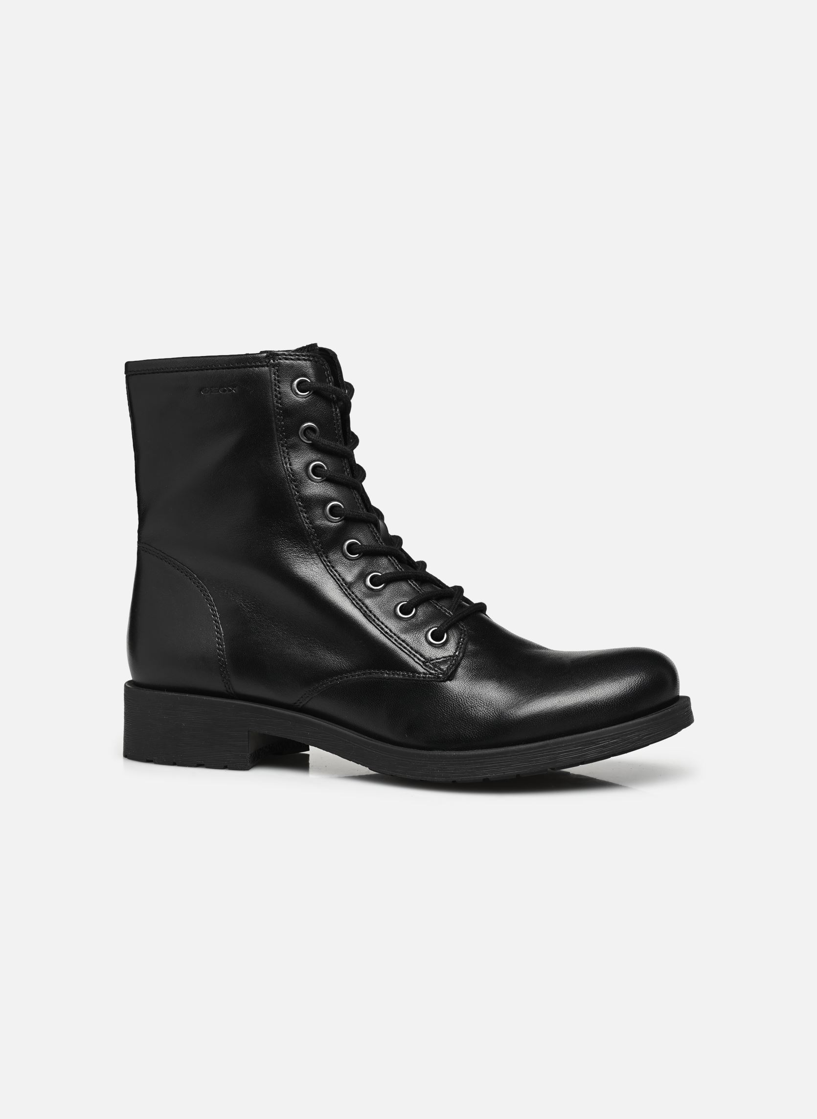 Bottines à lacets D RAWELLE D046RA000TUC9999 femme noir Geox Bottines à lacets D RAWELLE D046RA000TUC9999 femme noir NOIR