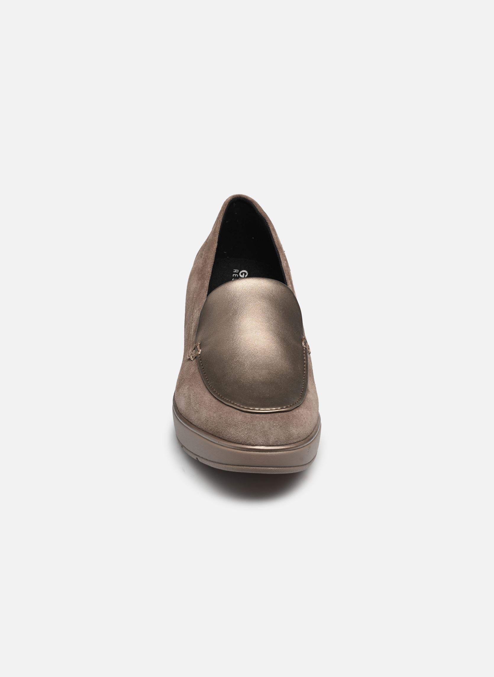 Mocassins D ILDE femme marron Geox Mocassins D ILDE femme marron Dk Taupe/Lead