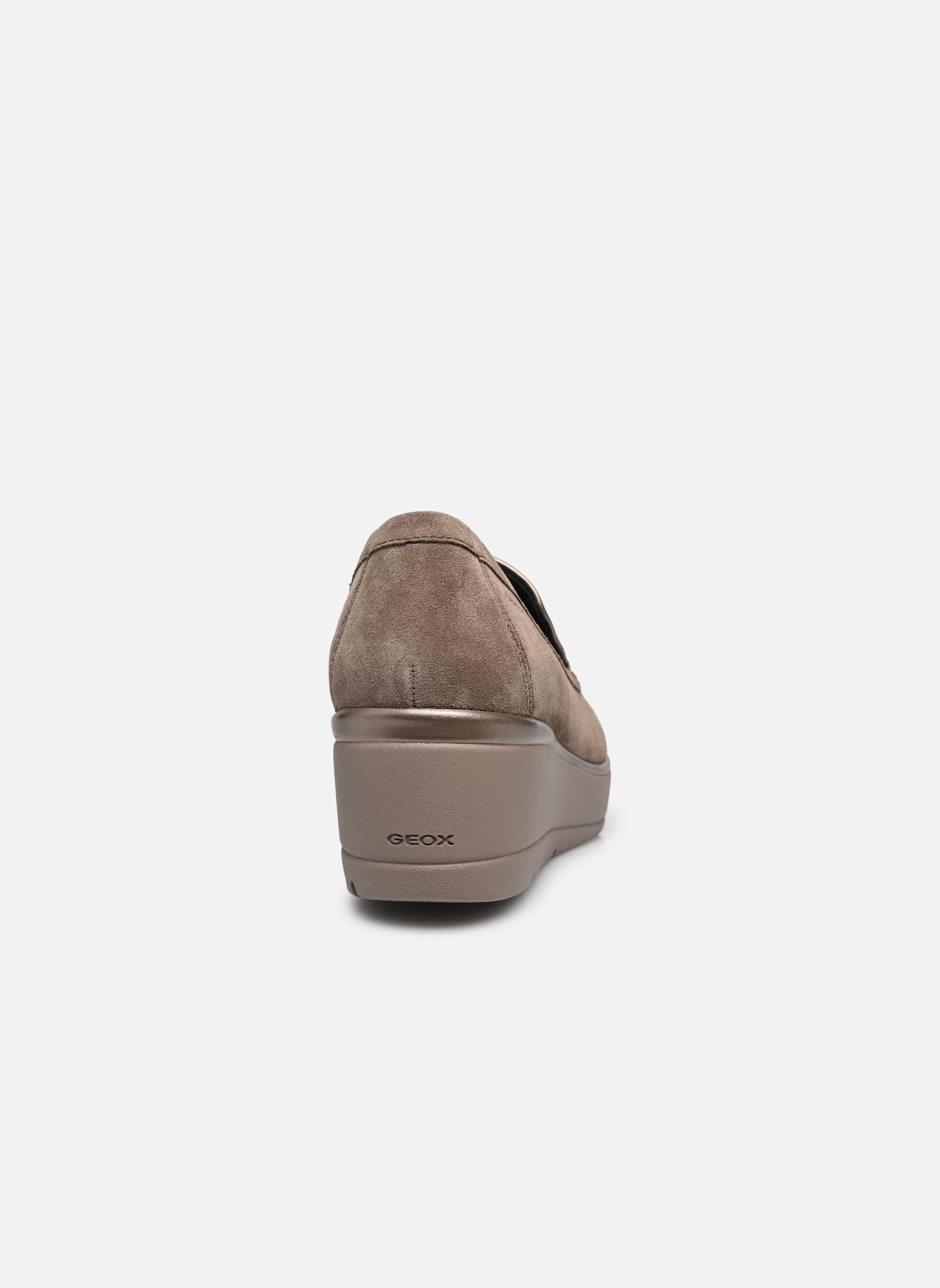 Mocassins D ILDE femme marron Geox Mocassins D ILDE femme marron Dk Taupe/Lead