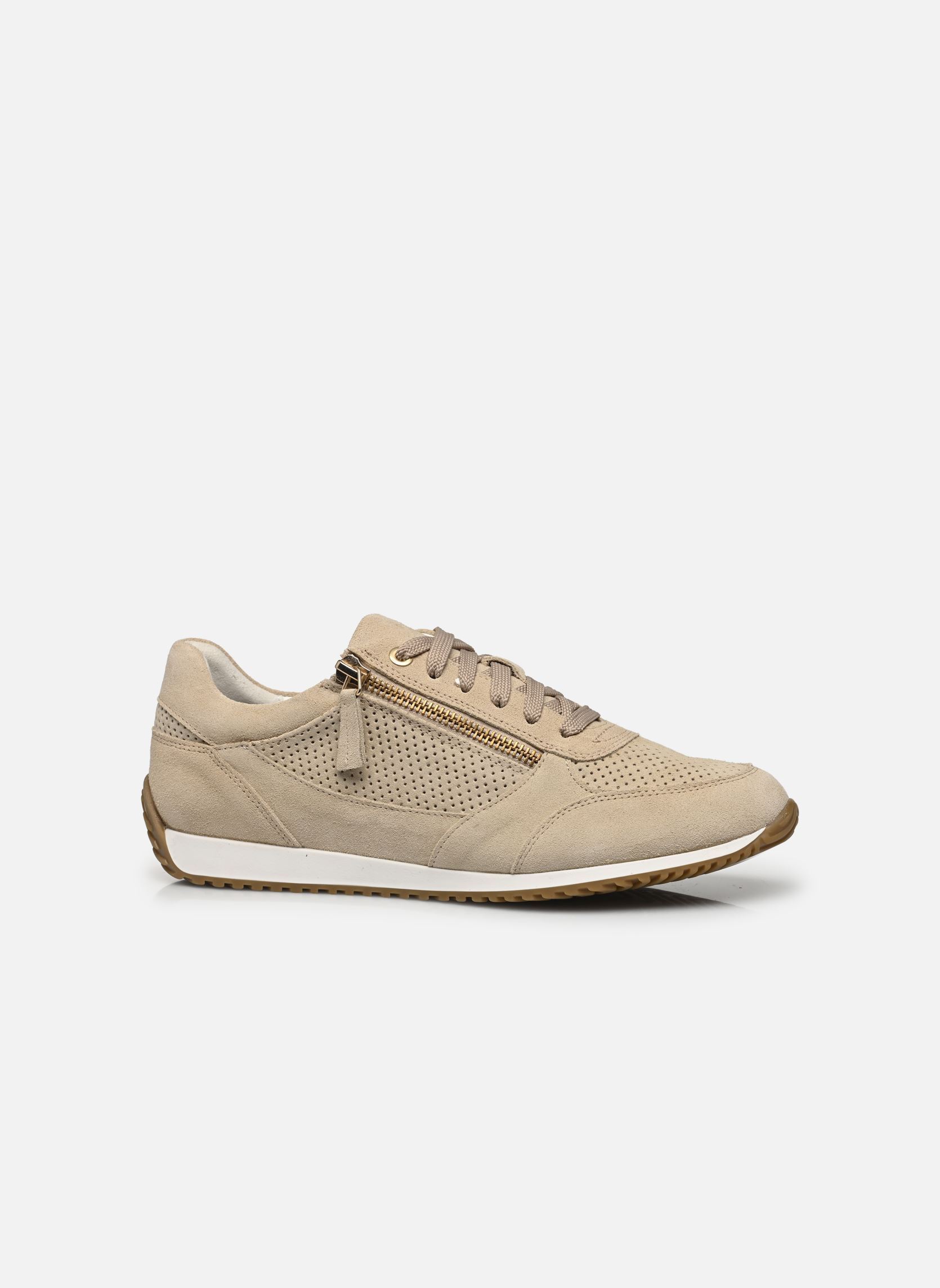 Sneaker D CALITHE damen braun Geox Sneaker D CALITHE damen braun Taupe Pâle