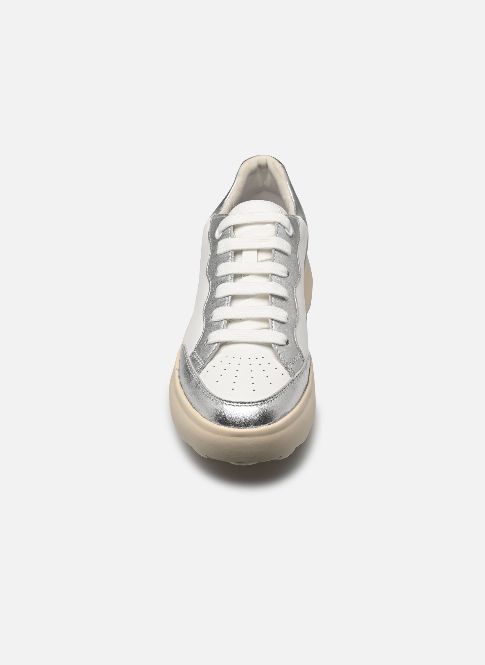 Sneakers D SPHERICA EC4.1 dames wit Geox Sneakers D SPHERICA EC4.1 dames wit BLANC / ARGENT