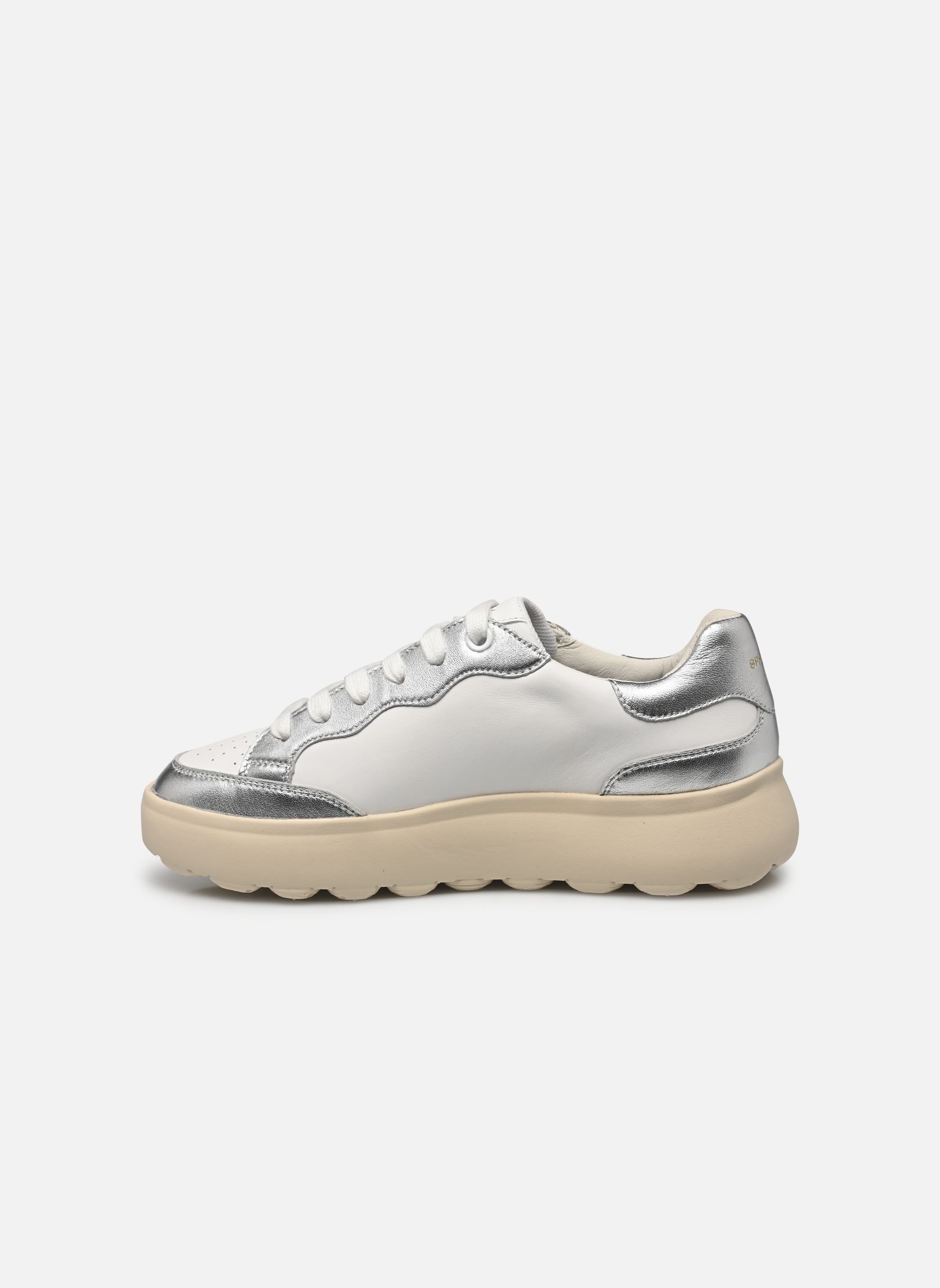 Sneakers D SPHERICA EC4.1 dames wit Geox Sneakers D SPHERICA EC4.1 dames wit BLANC / ARGENT