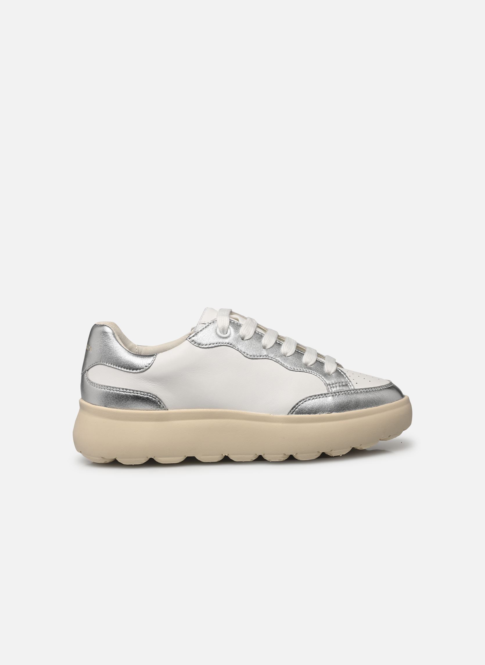 Sneakers D SPHERICA EC4.1 dames wit Geox Sneakers D SPHERICA EC4.1 dames wit BLANC / ARGENT