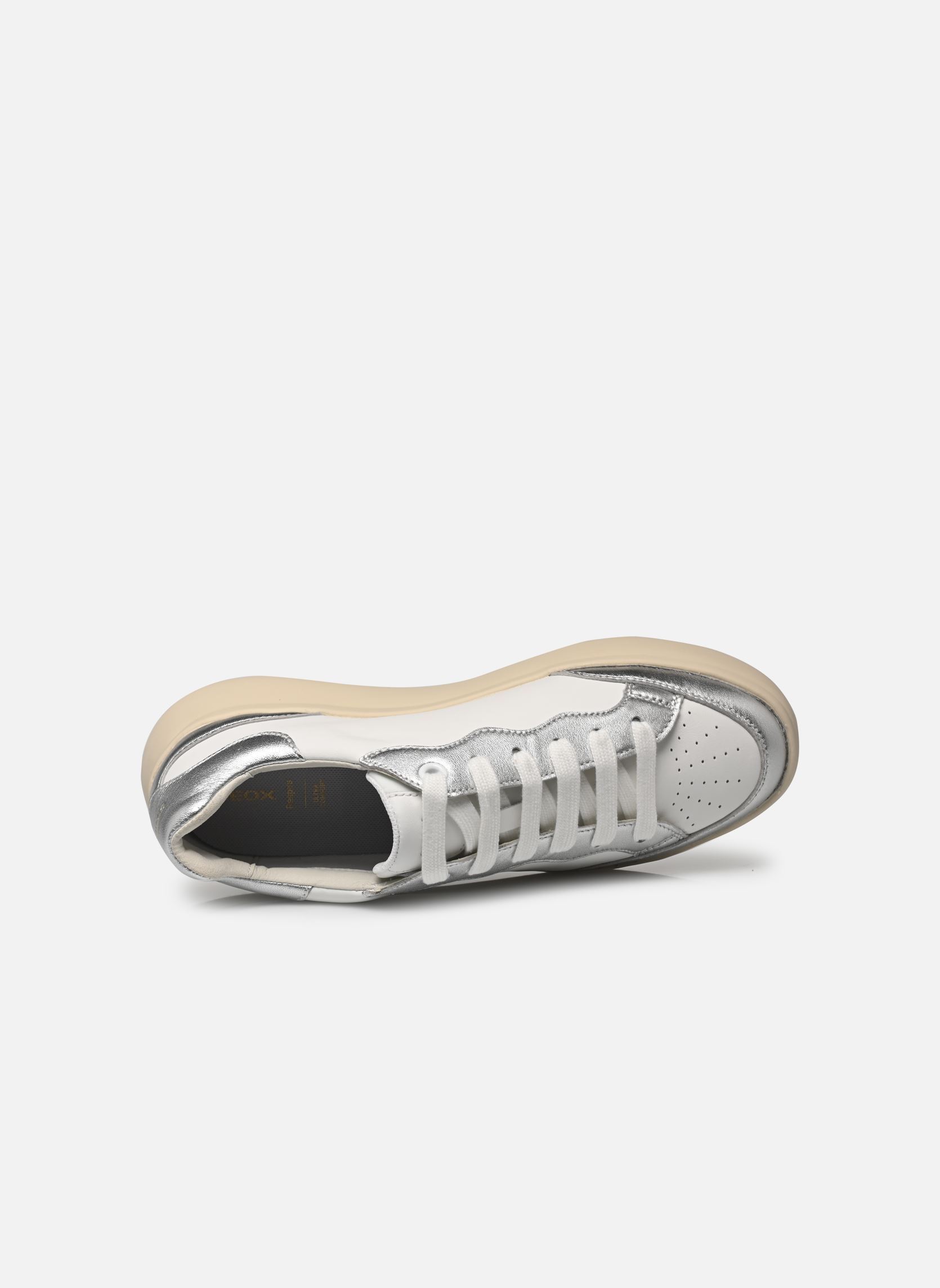 Sneakers D SPHERICA EC4.1 dames wit Geox Sneakers D SPHERICA EC4.1 dames wit BLANC / ARGENT