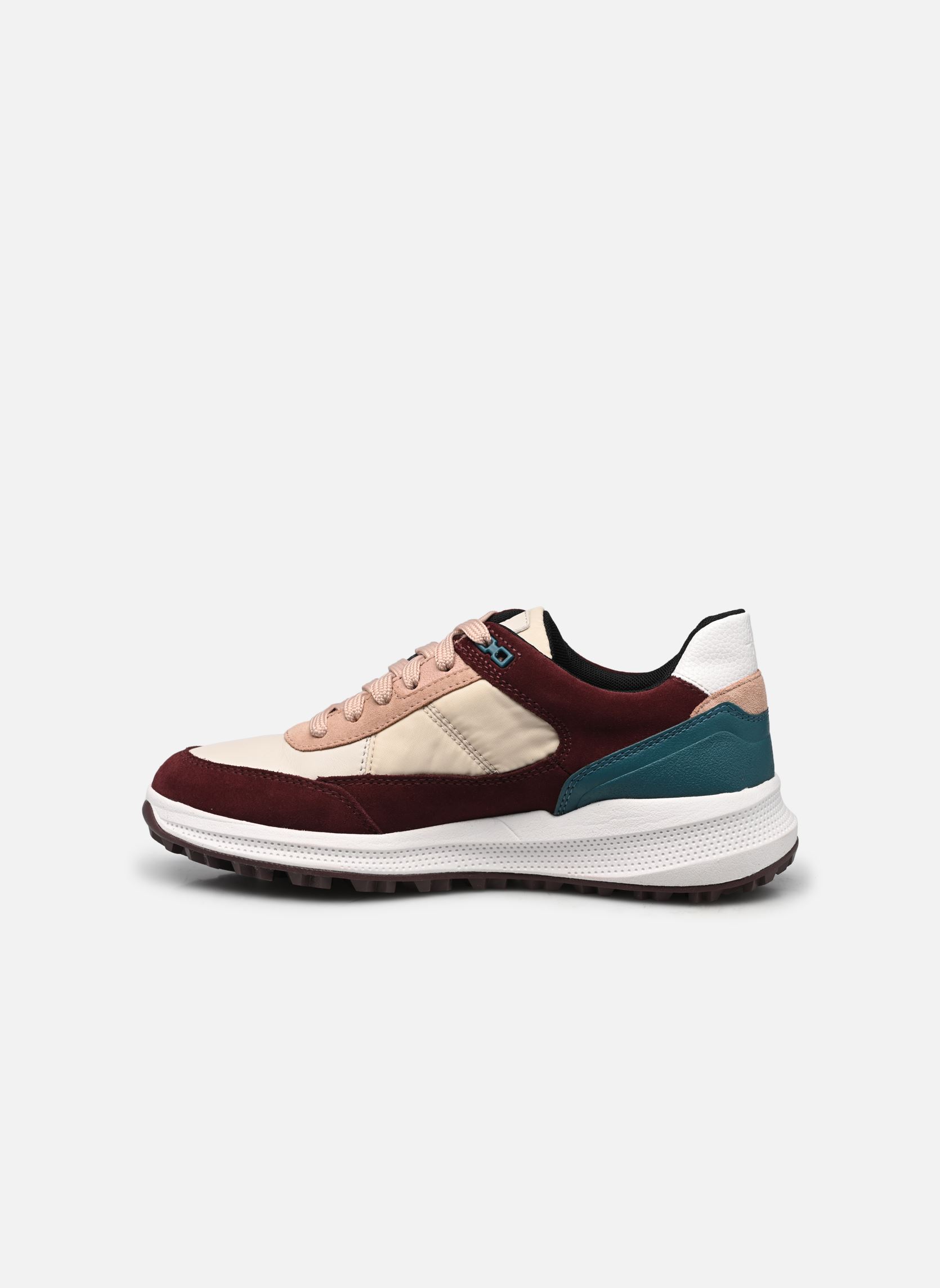 Sneakers con zeppa D PG1X B ABX donna marrone Geox Sneakers con zeppa D PG1X B ABX donna marrone WINE/CREAM