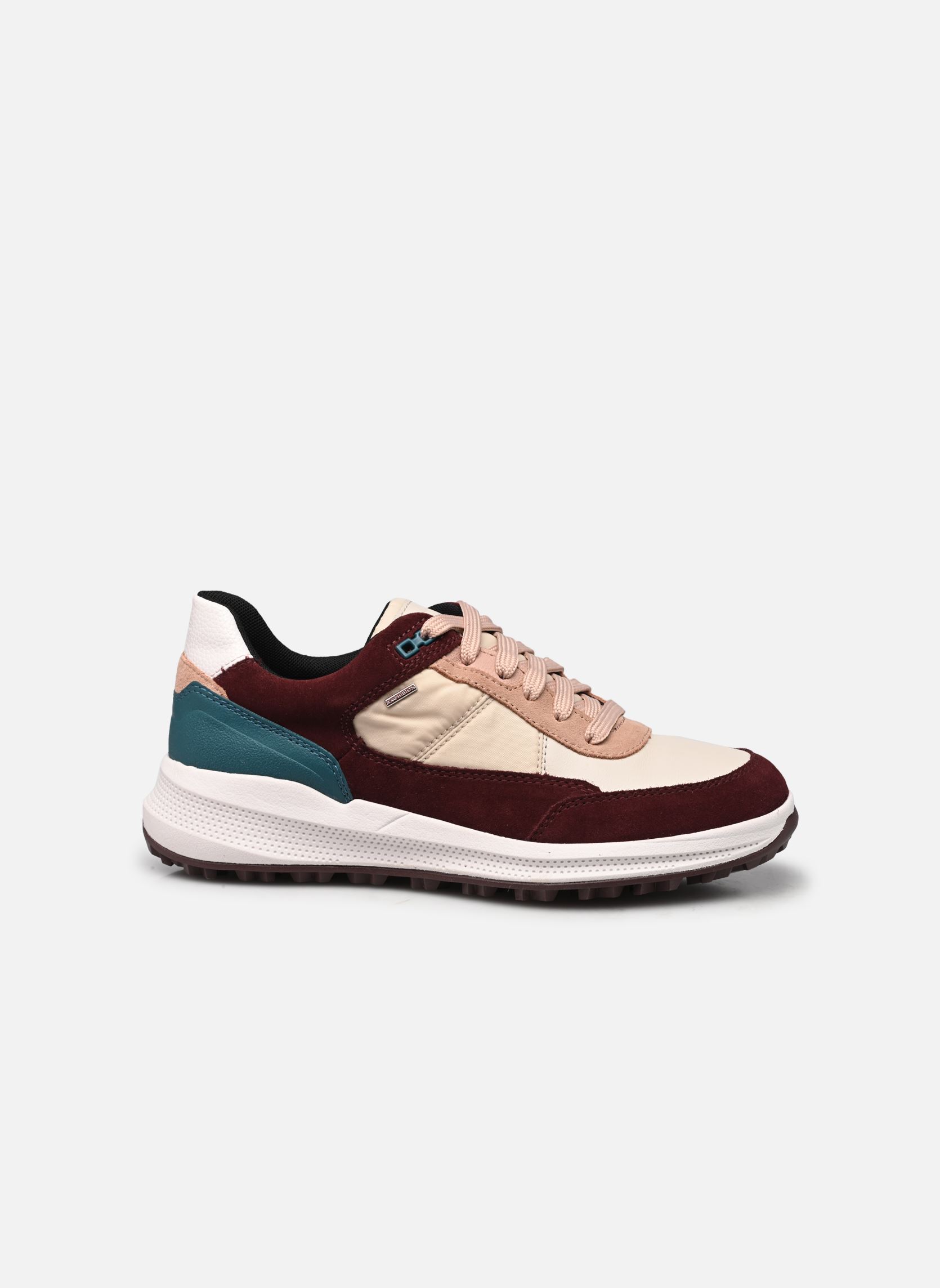 Sneakers con zeppa D PG1X B ABX donna marrone Geox Sneakers con zeppa D PG1X B ABX donna marrone WINE/CREAM