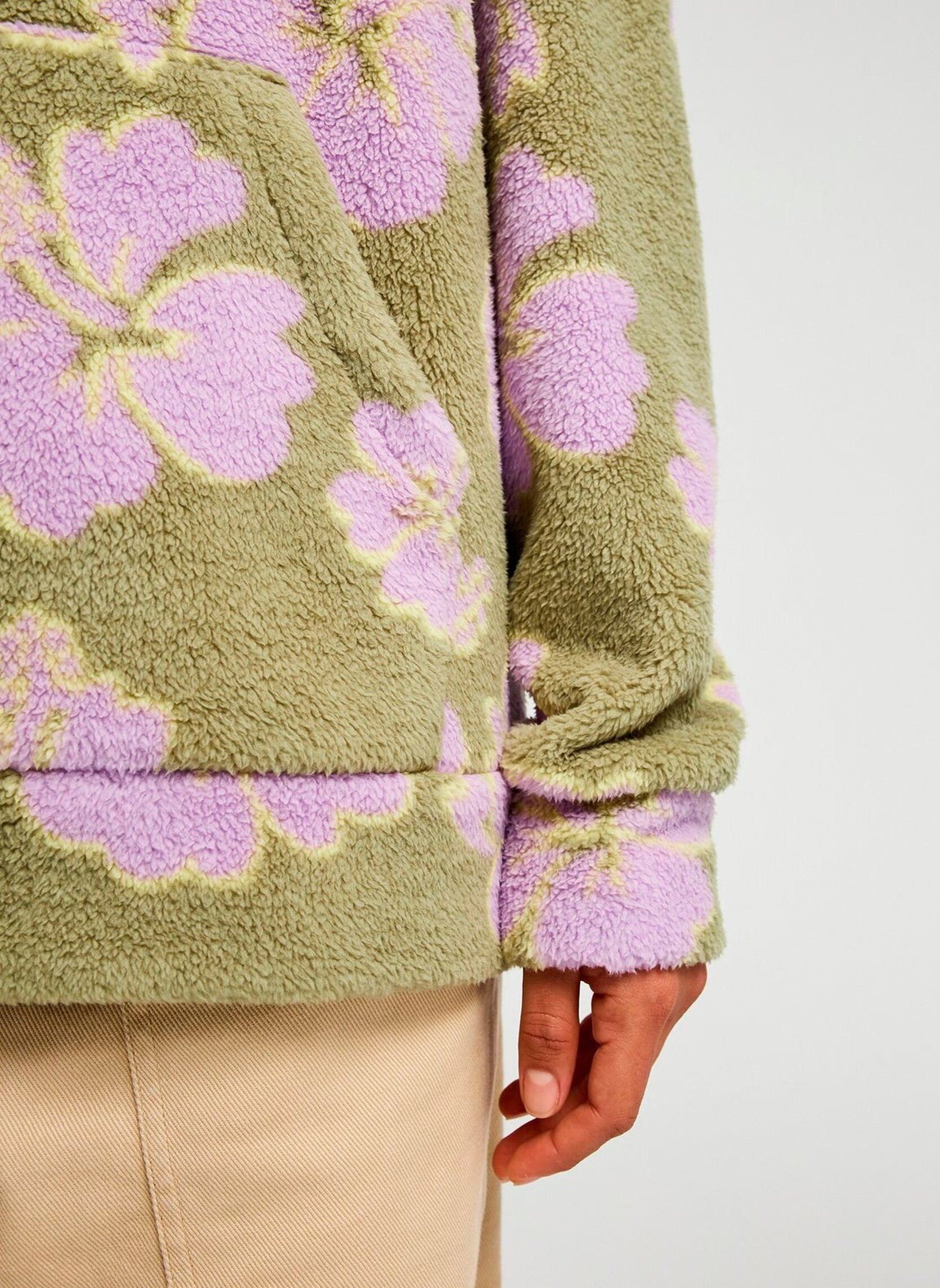 Fleece truien Live Out Loud dames meerkleurig Roxy Fleece truien Live Out Loud dames meerkleurig OIL GREEN HIPPY SHAKE