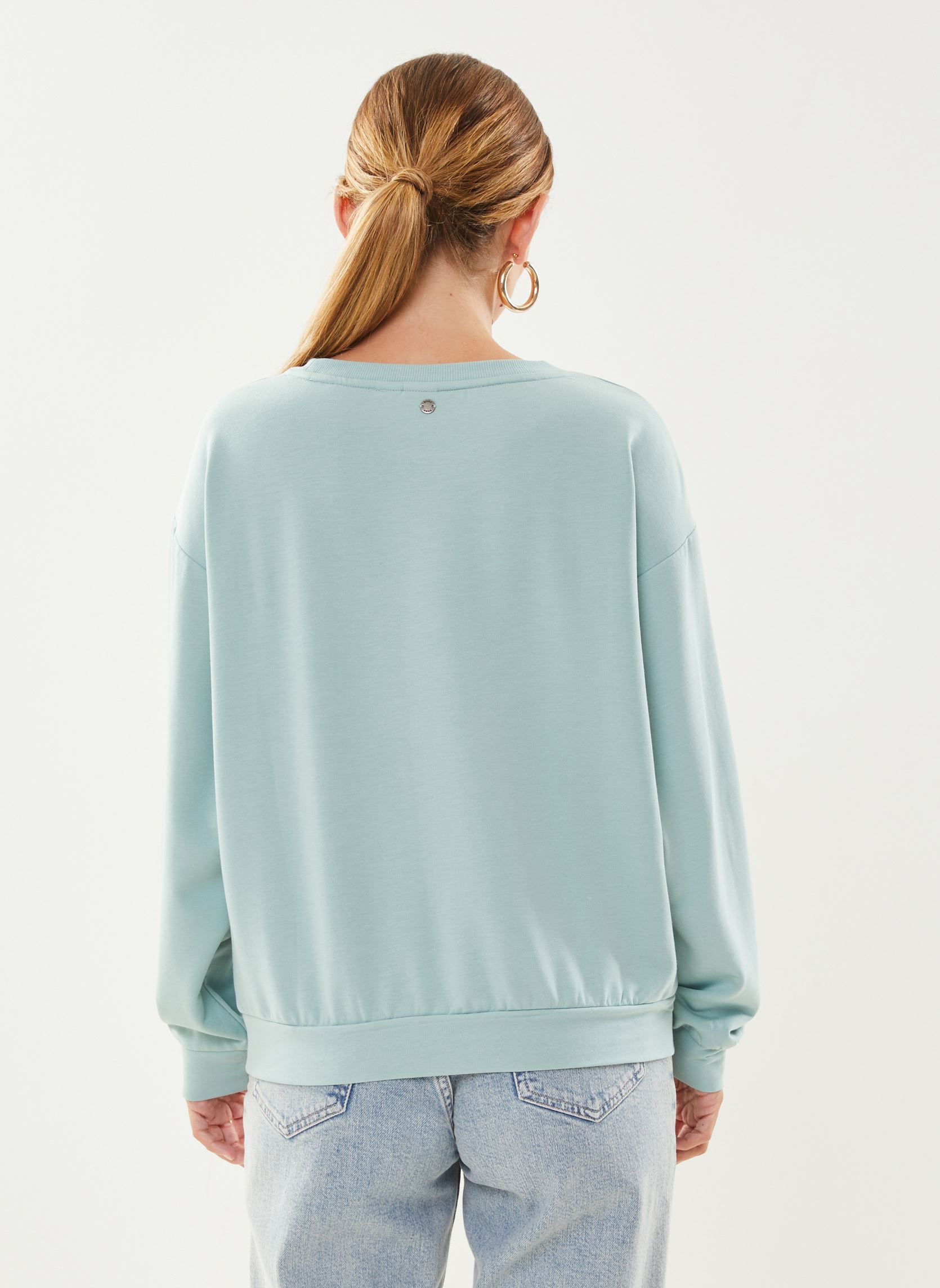 Sweater Surfing Bymoonc dames blauw Roxy Sweater Surfing Bymoonc dames blauw BLUE SURF