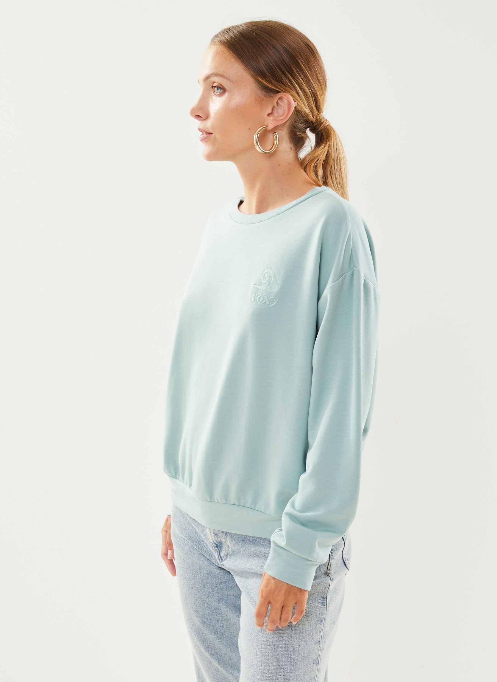 Sweater Surfing Bymoonc dames blauw Roxy Sweater Surfing Bymoonc dames blauw BLUE SURF