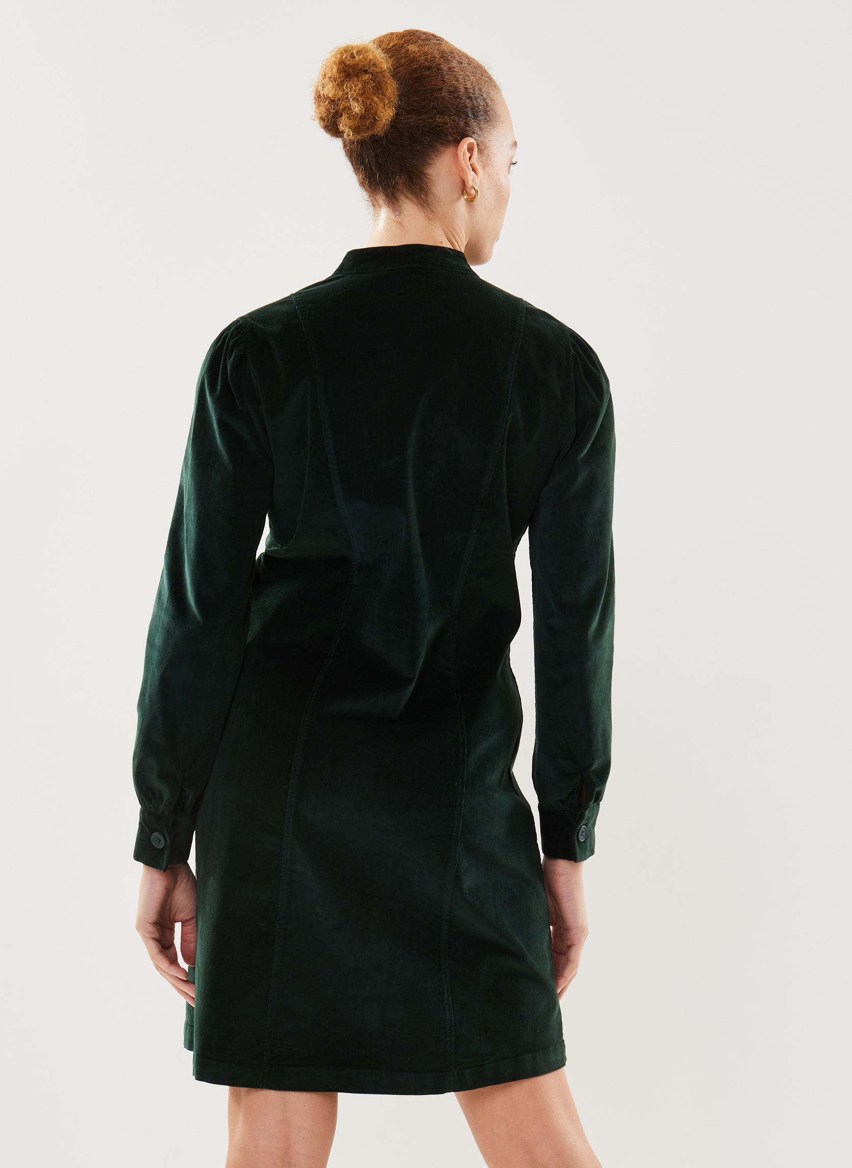 Robes Chemise BYEBELINE DRESS 2 - femme vert B-Young Robes Chemise BYEBELINE DRESS 2 - femme vert Scarab