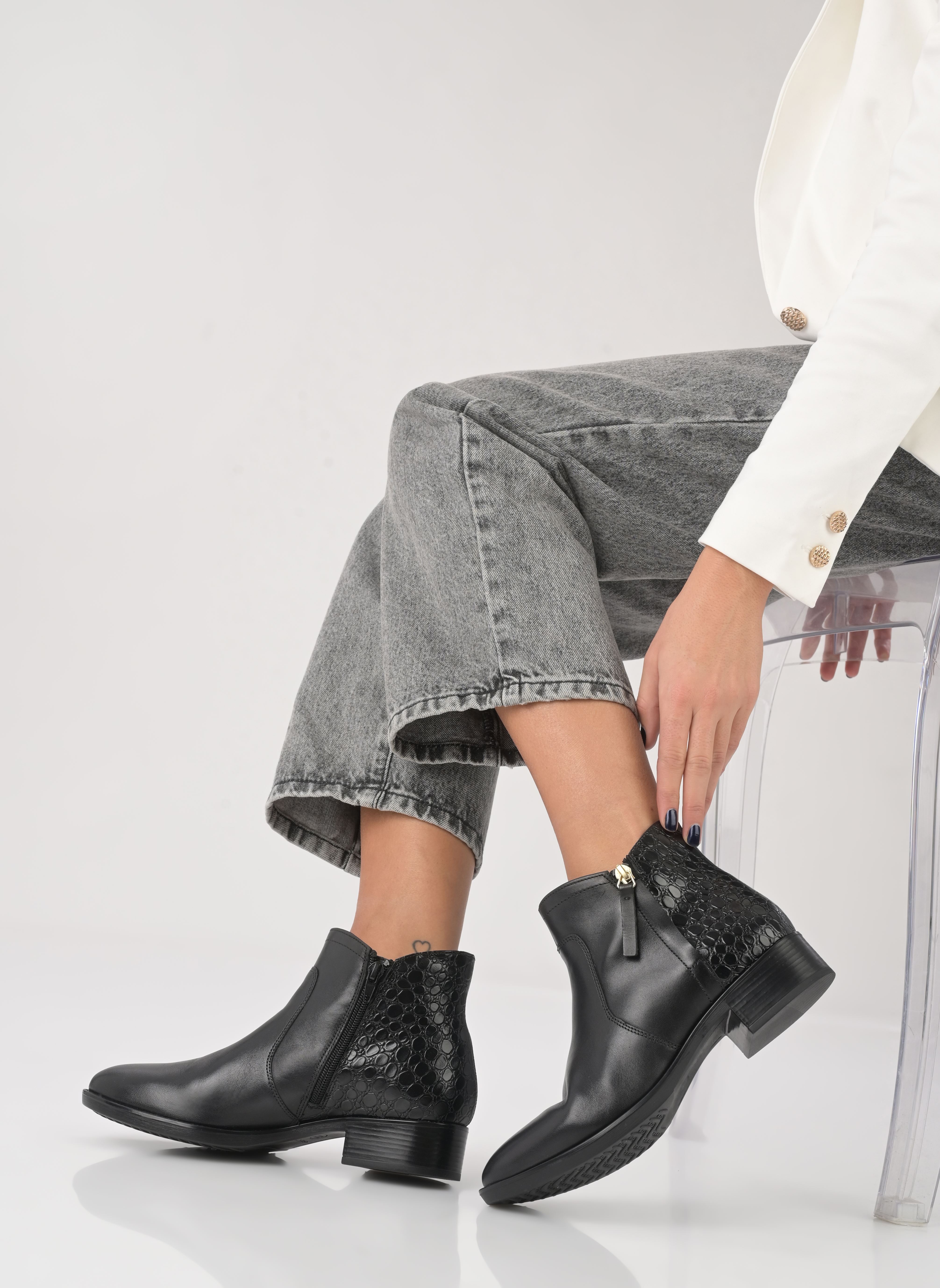 Bottes D FELICITY D36G1C04340C9999 femme noir Geox Bottes D FELICITY D36G1C04340C9999 femme noir Noir