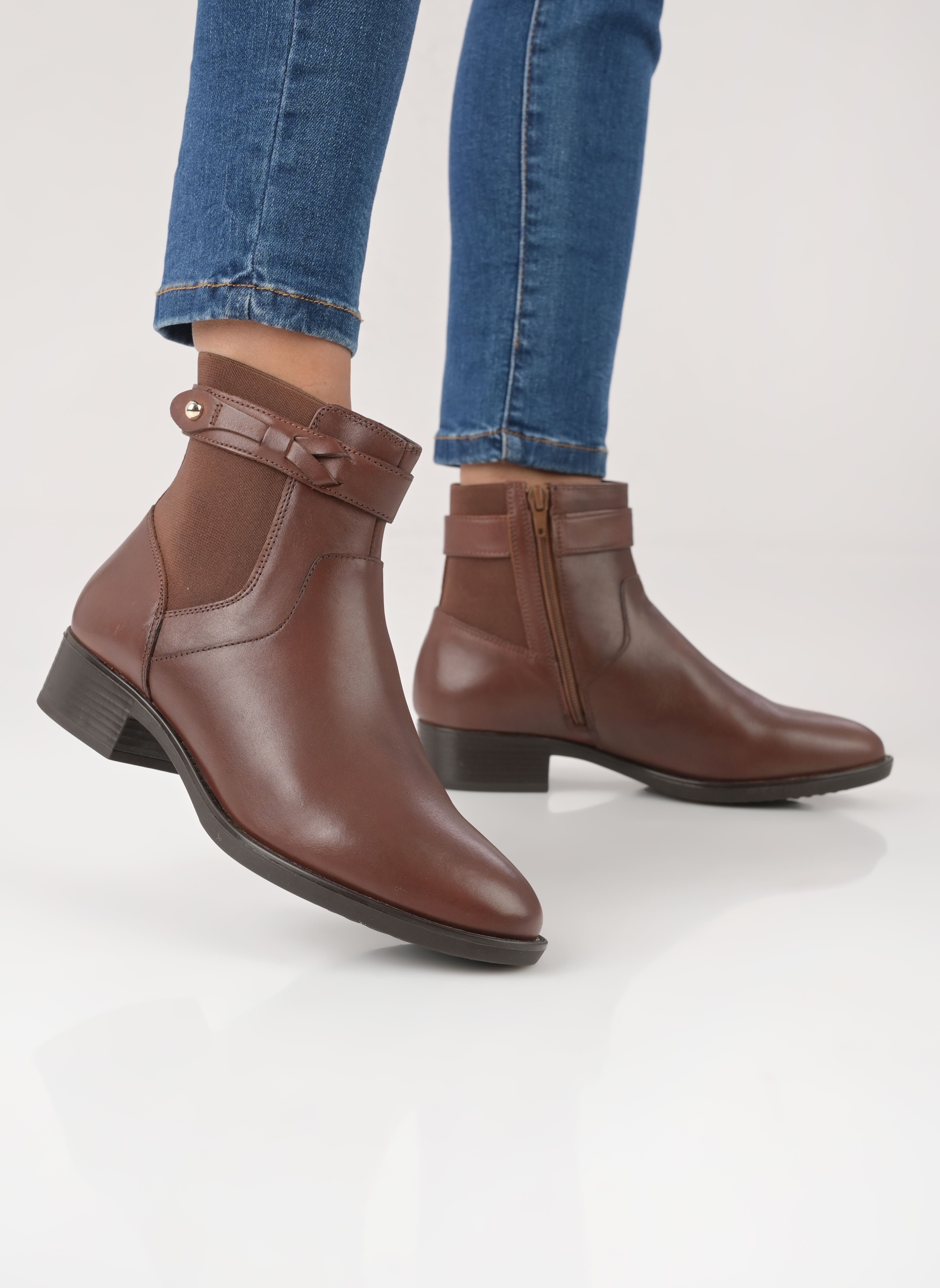 Niedrige Ankle Boots D FELICITY D36G1F043NHC0013 damen braun Geox Niedrige Ankle Boots D FELICITY D36G1F043NHC0013 damen braun BRUN