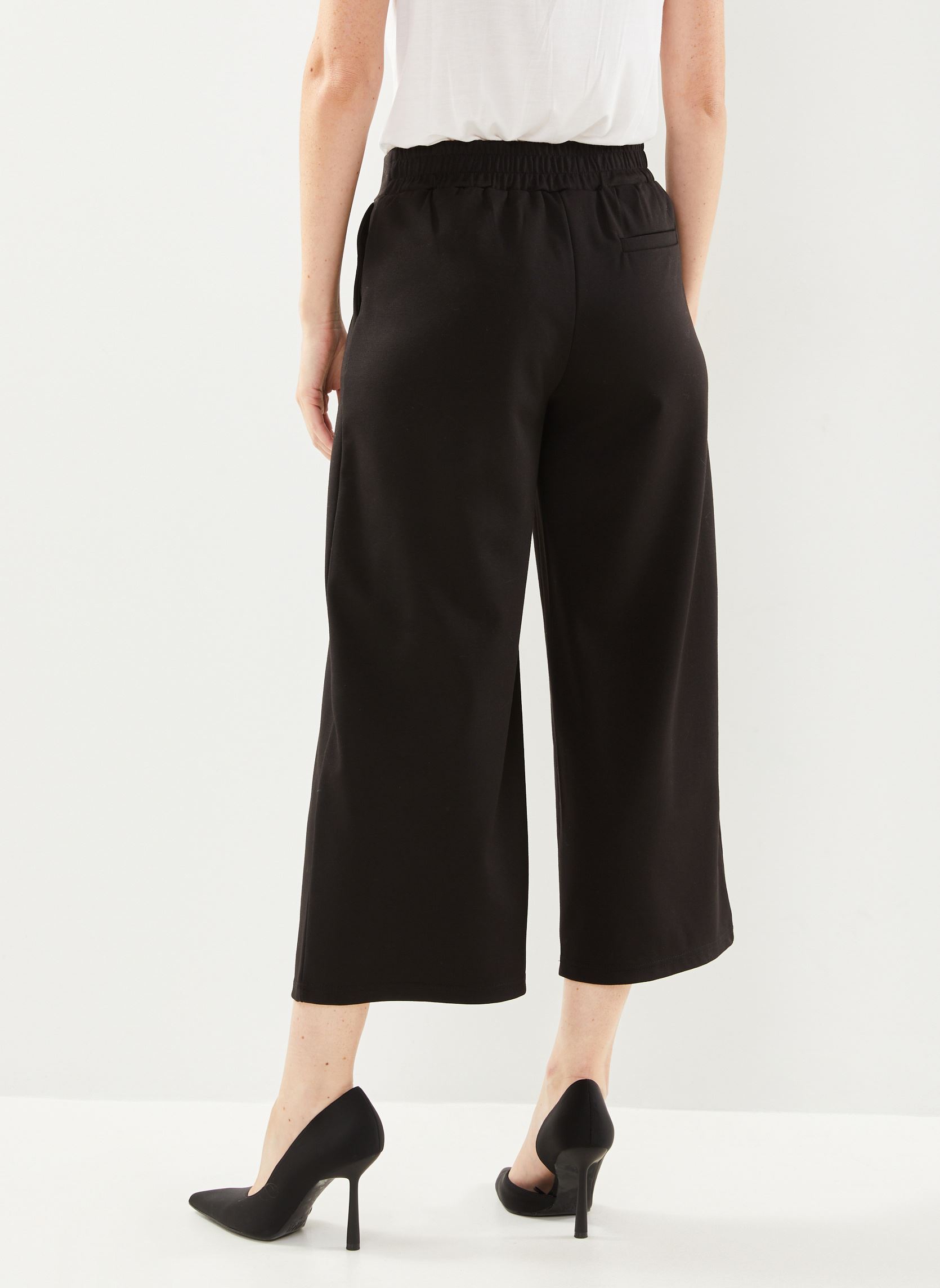 Pantalons larges Ihkate Sus Wide Pa femme noir Ichi Pantalons larges Ihkate Sus Wide Pa femme noir Black