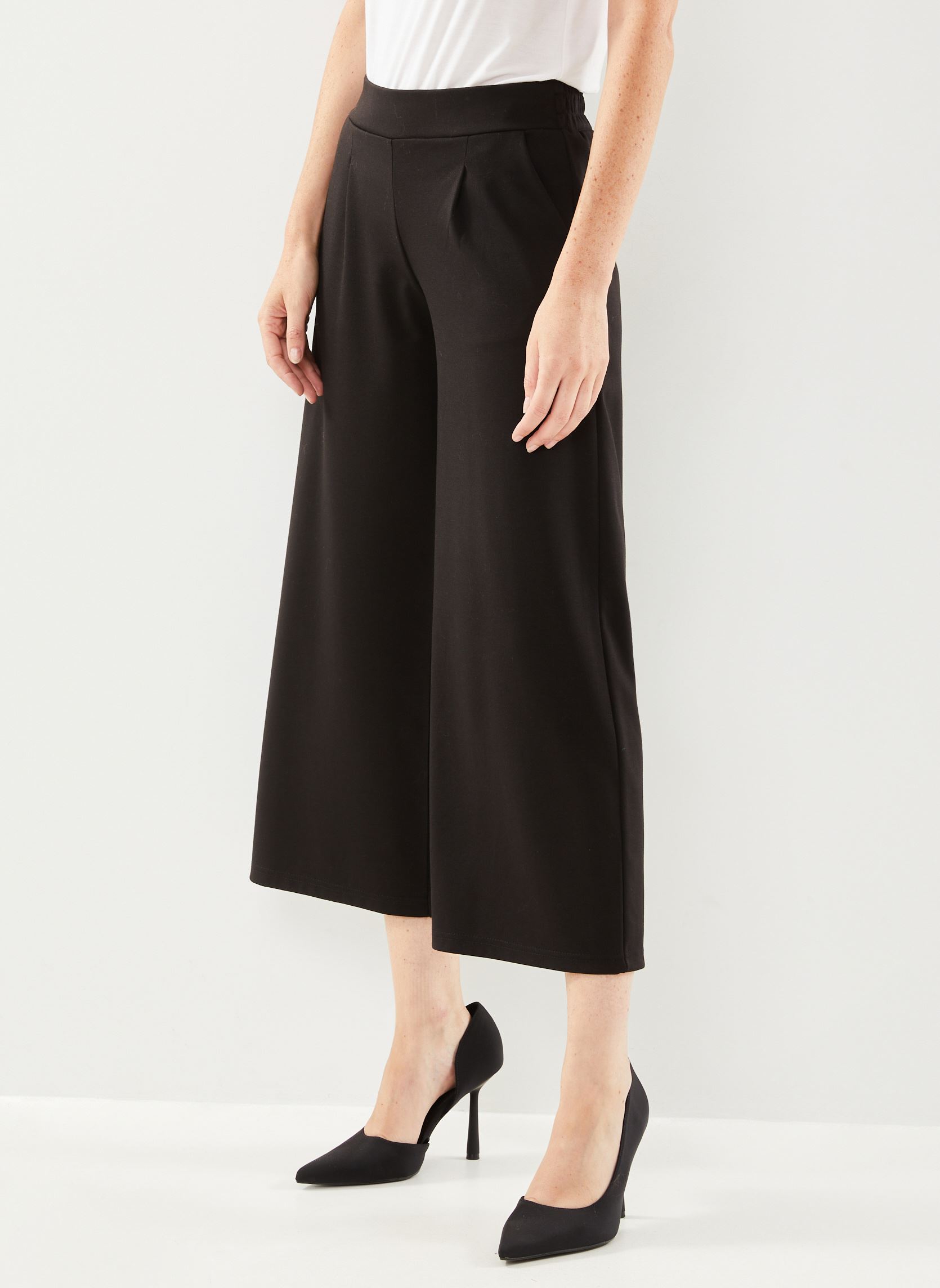 Pantalons larges Ihkate Sus Wide Pa femme noir Ichi Pantalons larges Ihkate Sus Wide Pa femme noir Black