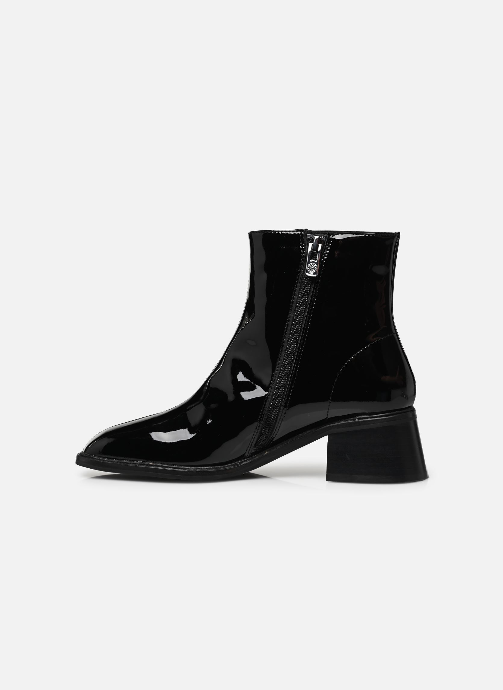 Enkellaarzen en boots PARIS dames zwart Karston Enkellaarzen en boots PARIS dames zwart NOIR VERNI2