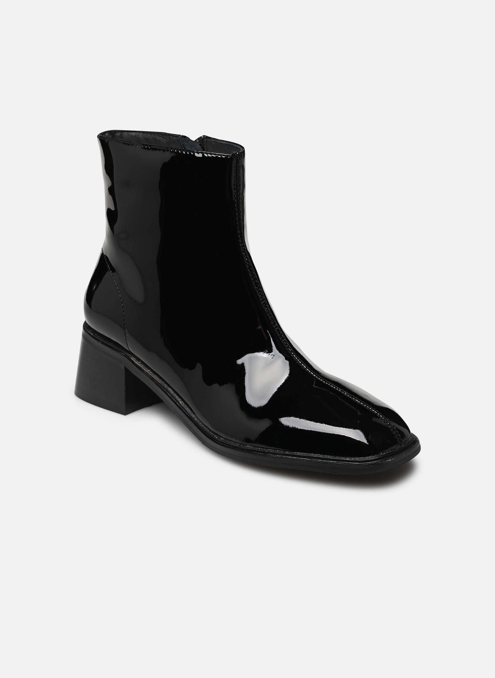Enkellaarzen en boots PARIS dames zwart Karston Enkellaarzen en boots PARIS dames zwart NOIR VERNI2