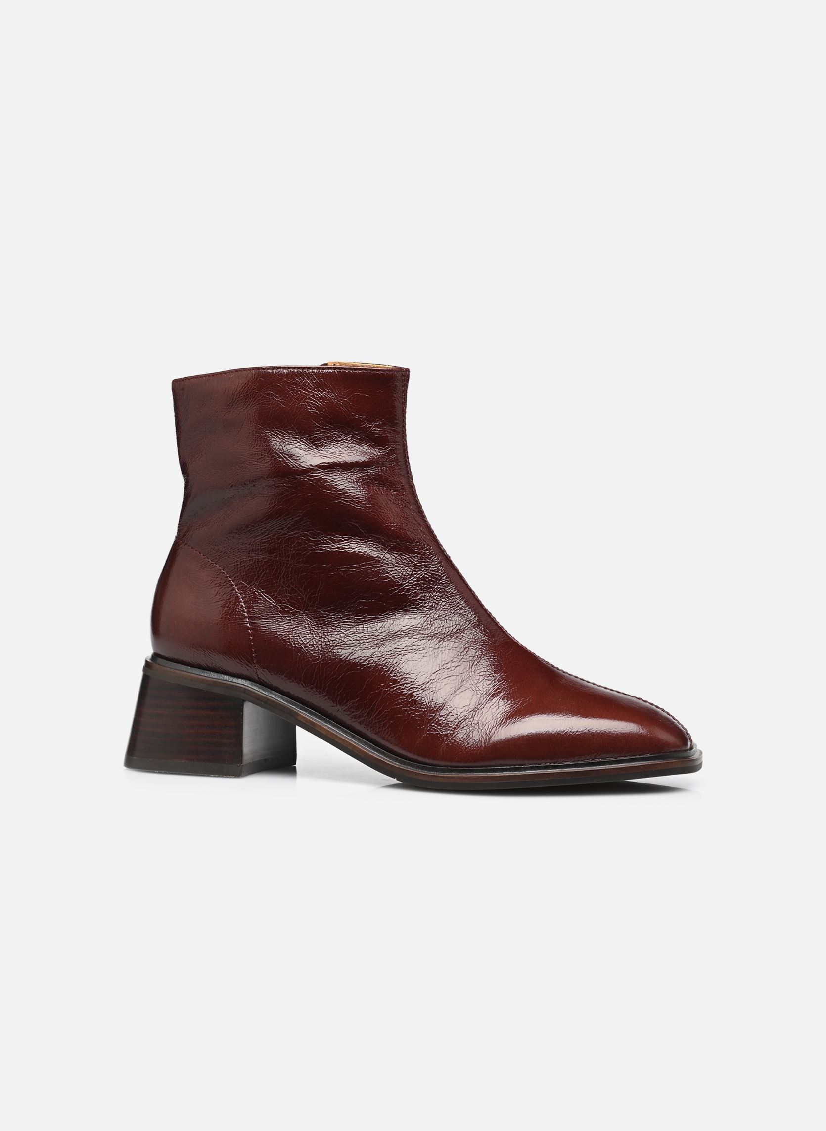 Enkellaarzen en boots PARIS dames bruin Karston Enkellaarzen en boots PARIS dames bruin MARRON