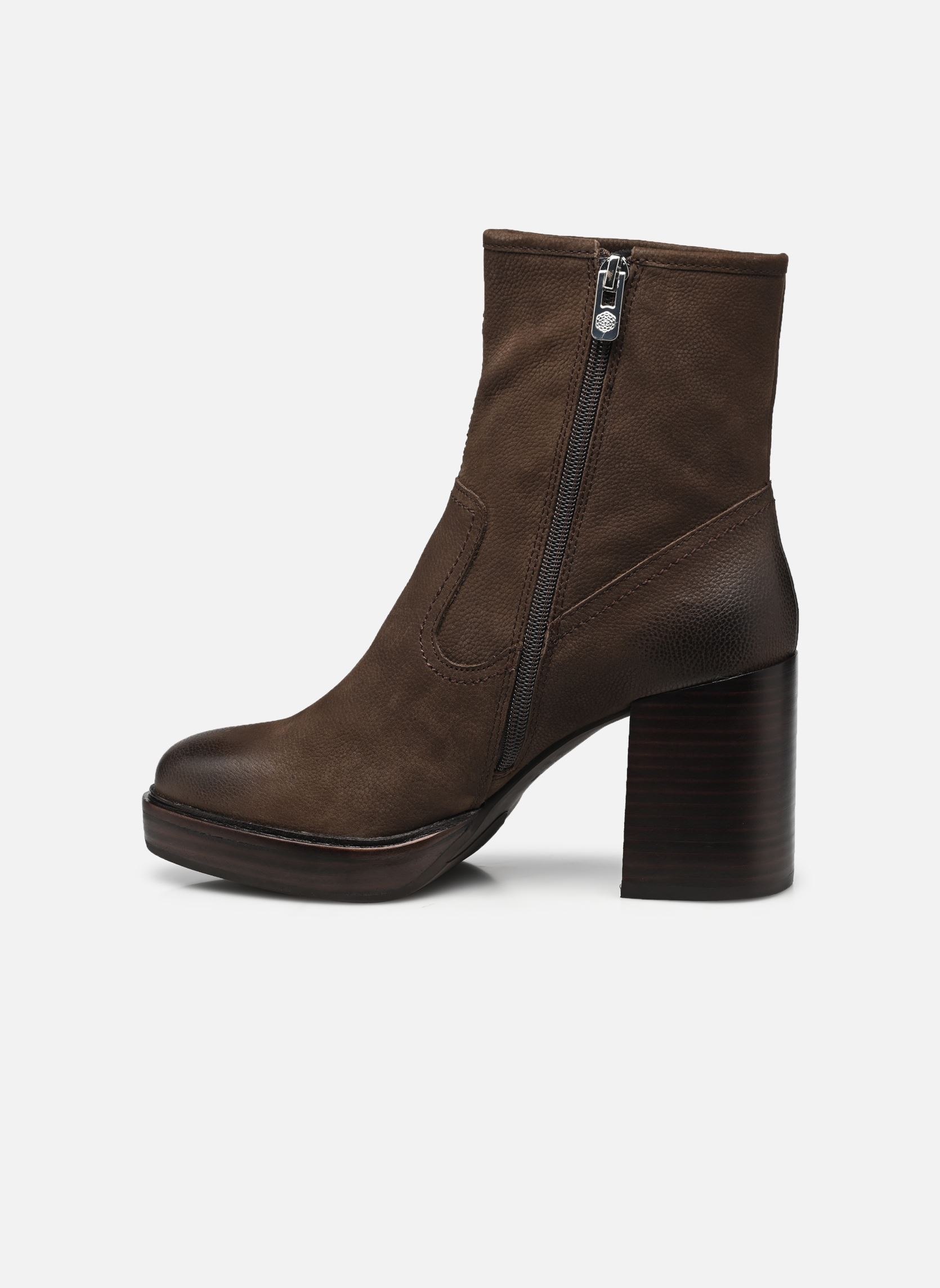 Bottines et boots IRENE femme marron Karston Bottines et boots IRENE femme marron Marron Graine