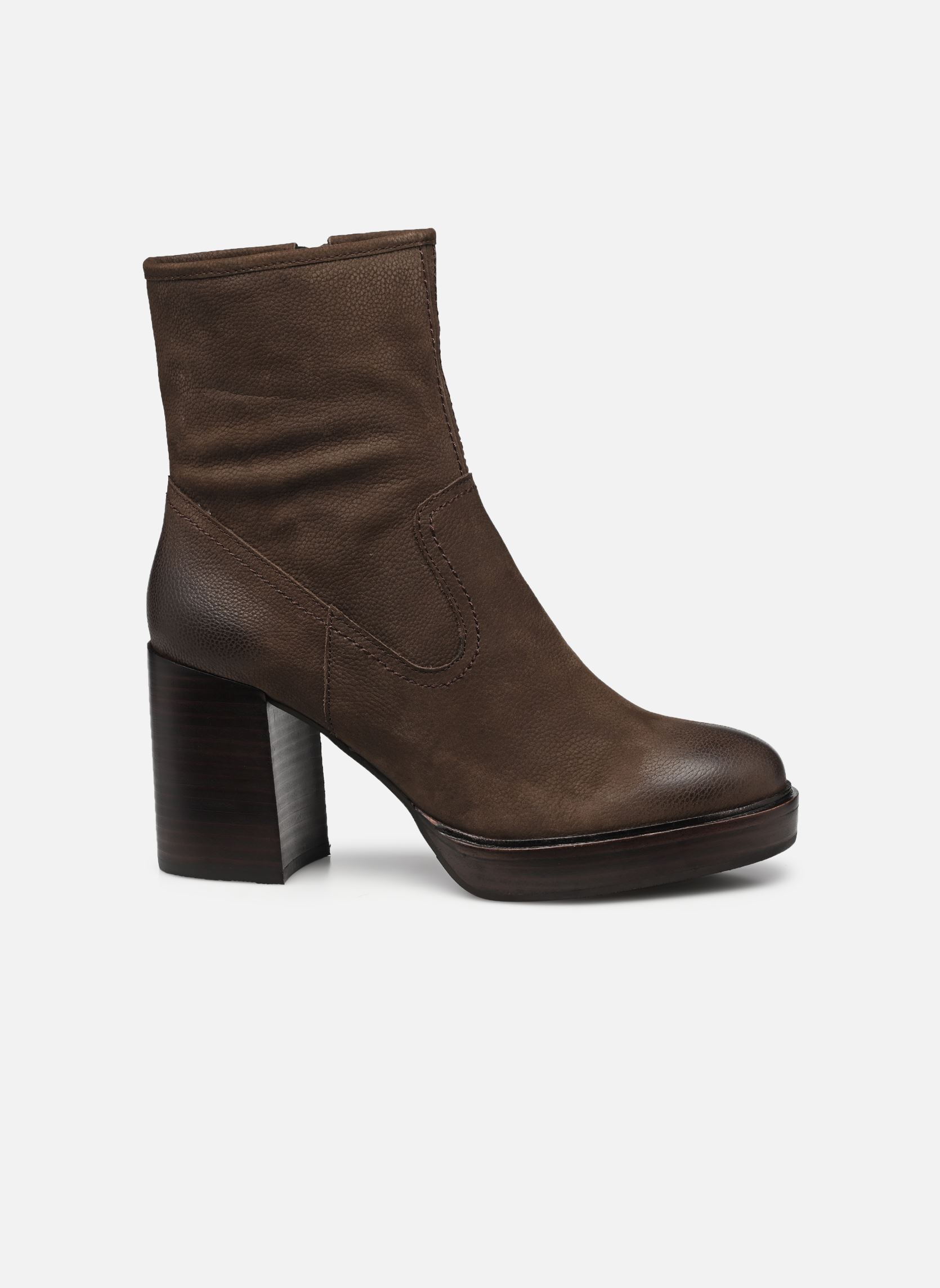Bottines et boots IRENE femme marron Karston Bottines et boots IRENE femme marron Marron Graine