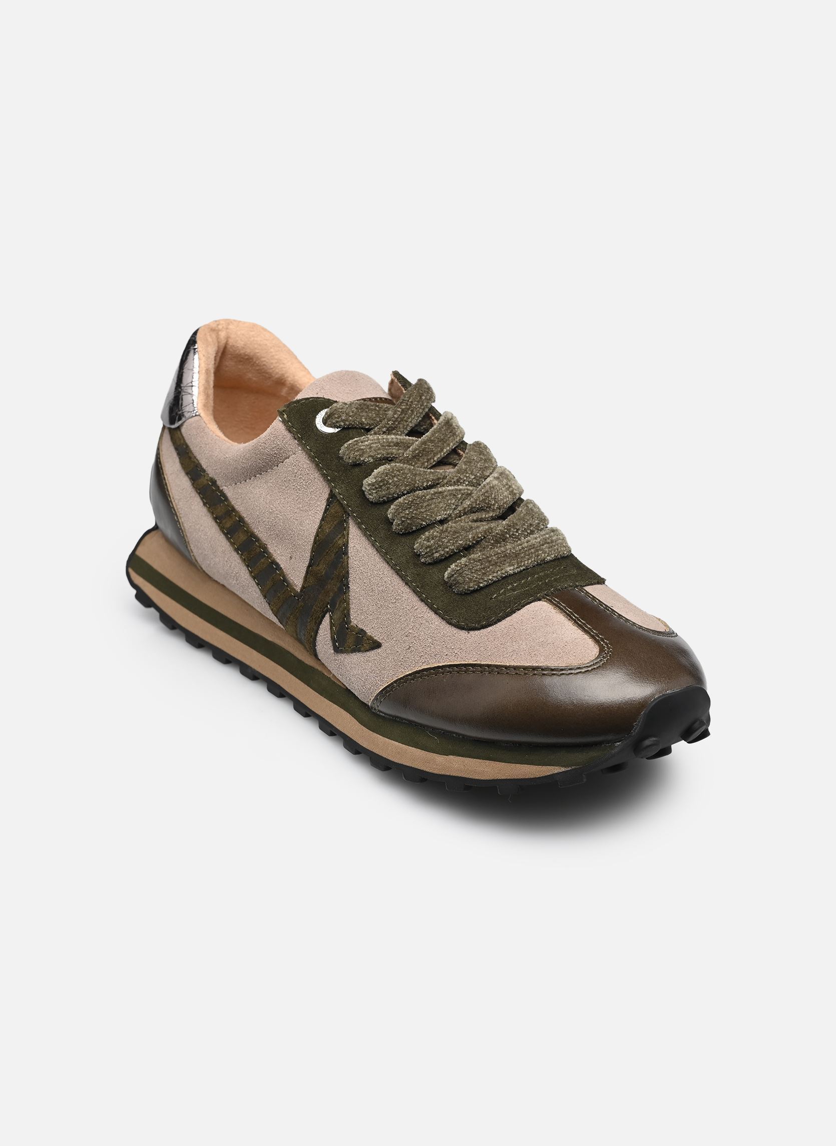 Lage sneakers COLETTE dames groen Karston Lage sneakers COLETTE dames groen Kaki