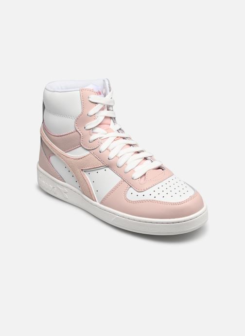 Diadora Baskets - Magic Low Croco (Blanc) - Baskets chez Sarenza (630236)