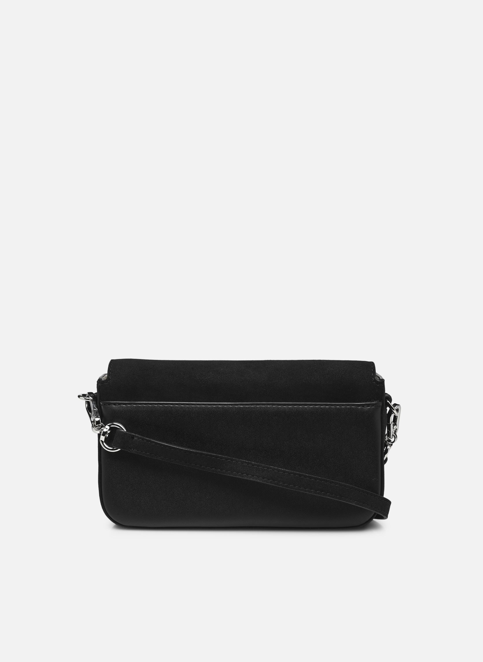 Taschen K/Essential K SM Flap SHB Sued damen schwarz Karl Lagerfeld Taschen K/Essential K SM Flap SHB Sued damen schwarz BLACK