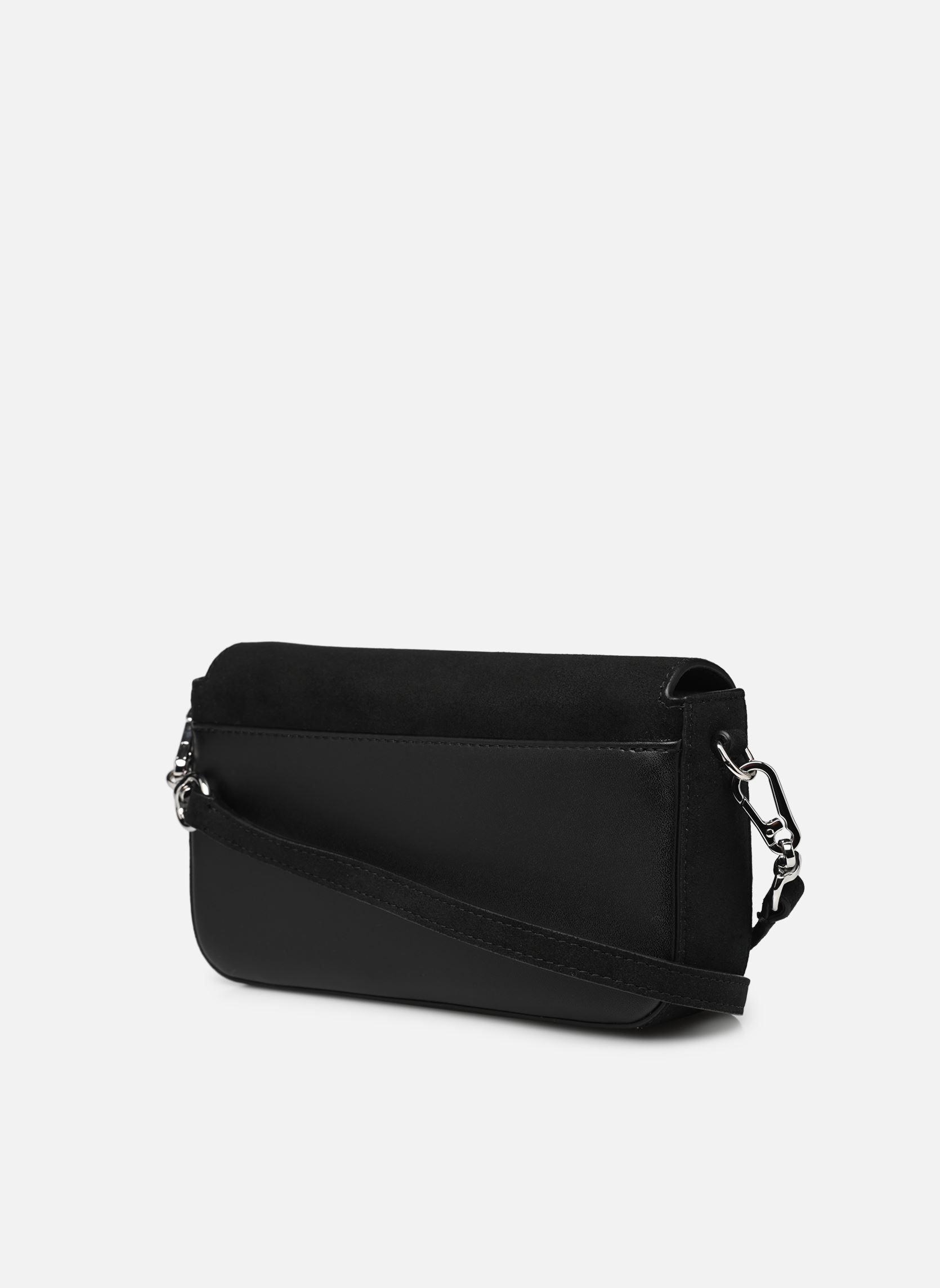 Taschen K/Essential K SM Flap SHB Sued damen schwarz Karl Lagerfeld Taschen K/Essential K SM Flap SHB Sued damen schwarz BLACK