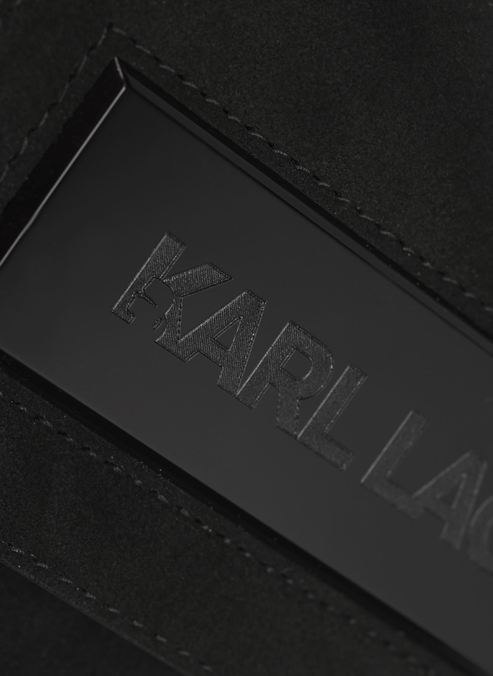 Taschen K/Essential K SM Flap SHB Sued damen schwarz Karl Lagerfeld Taschen K/Essential K SM Flap SHB Sued damen schwarz BLACK