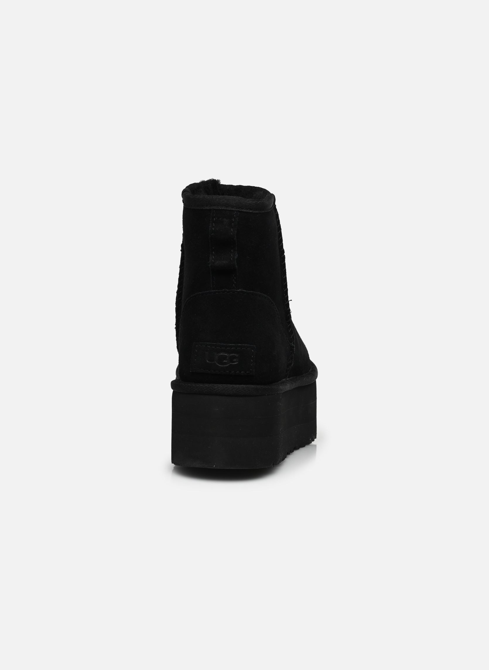 Gefütterte Stiefeletten W CLASSIC MINI PLATFORM damen schwarz UGG Gefütterte Stiefeletten W CLASSIC MINI PLATFORM damen schwarz BLACK