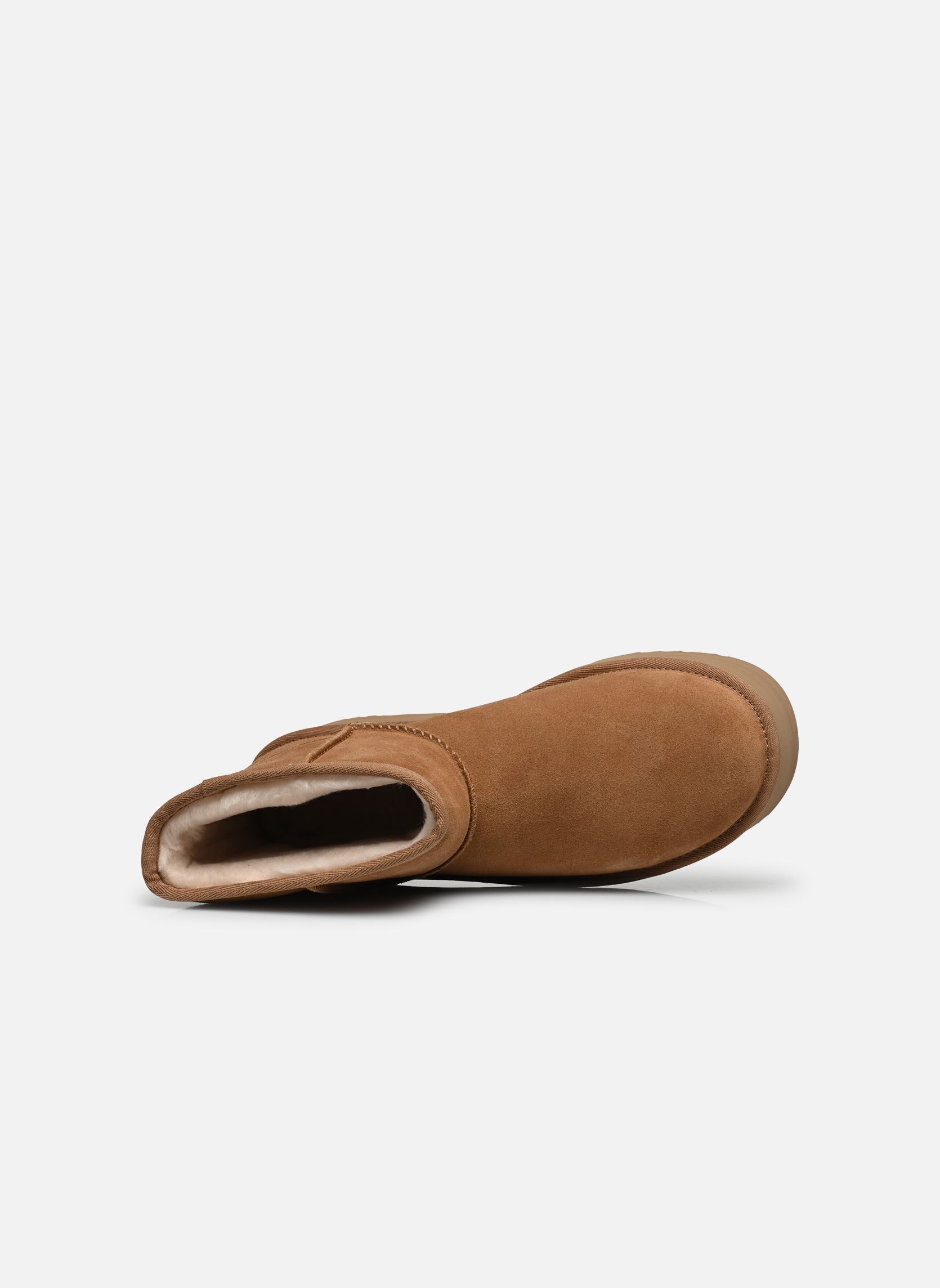 Gefütterte Stiefeletten W CLASSIC MINI PLATFORM damen braun UGG Gefütterte Stiefeletten W CLASSIC MINI PLATFORM damen braun CHESTNUT