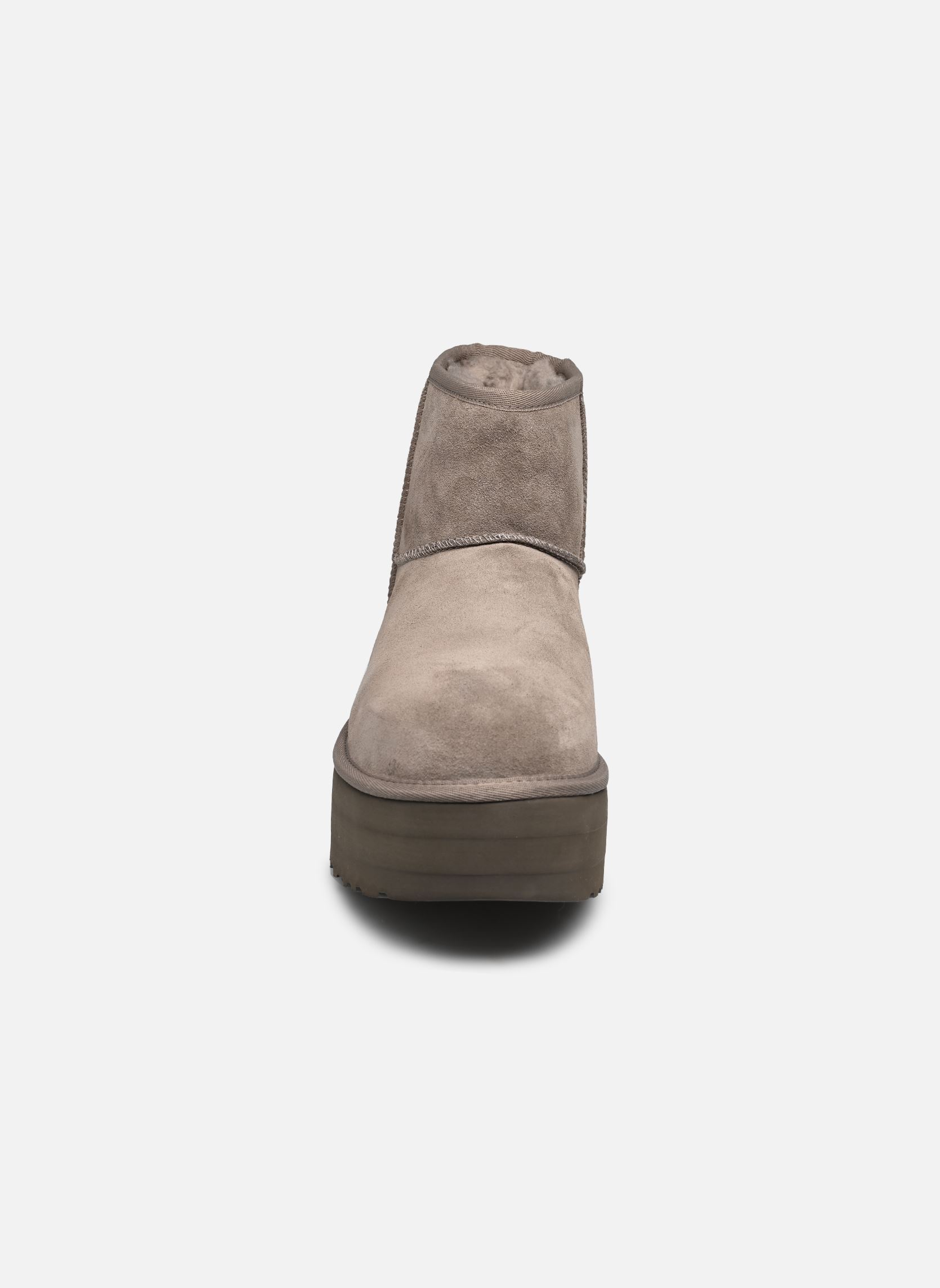 Bottines fourrées W CLASSIC MINI PLATFORM femme gris UGG Bottines fourrées W CLASSIC MINI PLATFORM femme gris SMOKE PLUME