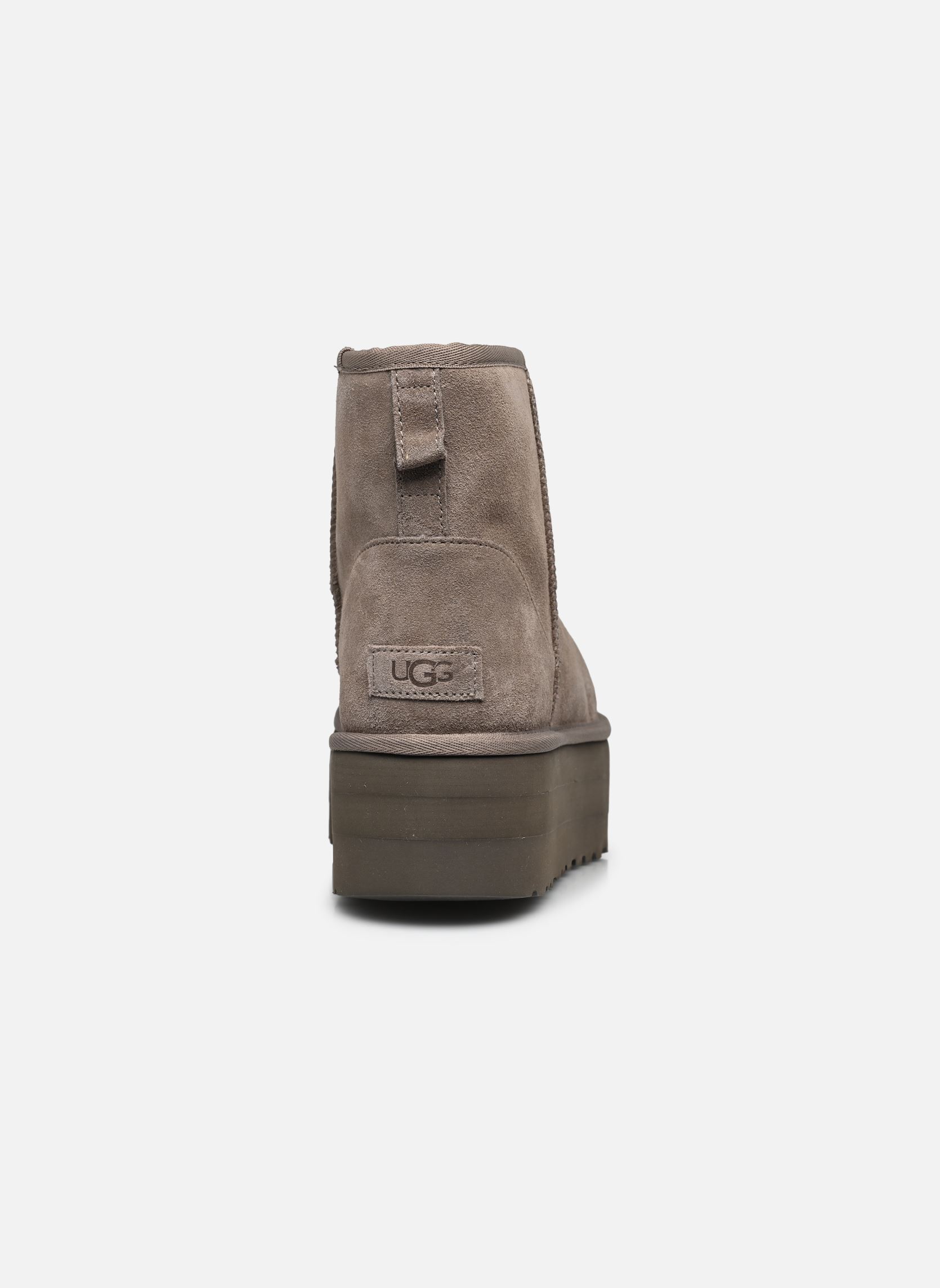 Bottines fourrées W CLASSIC MINI PLATFORM femme gris UGG Bottines fourrées W CLASSIC MINI PLATFORM femme gris SMOKE PLUME