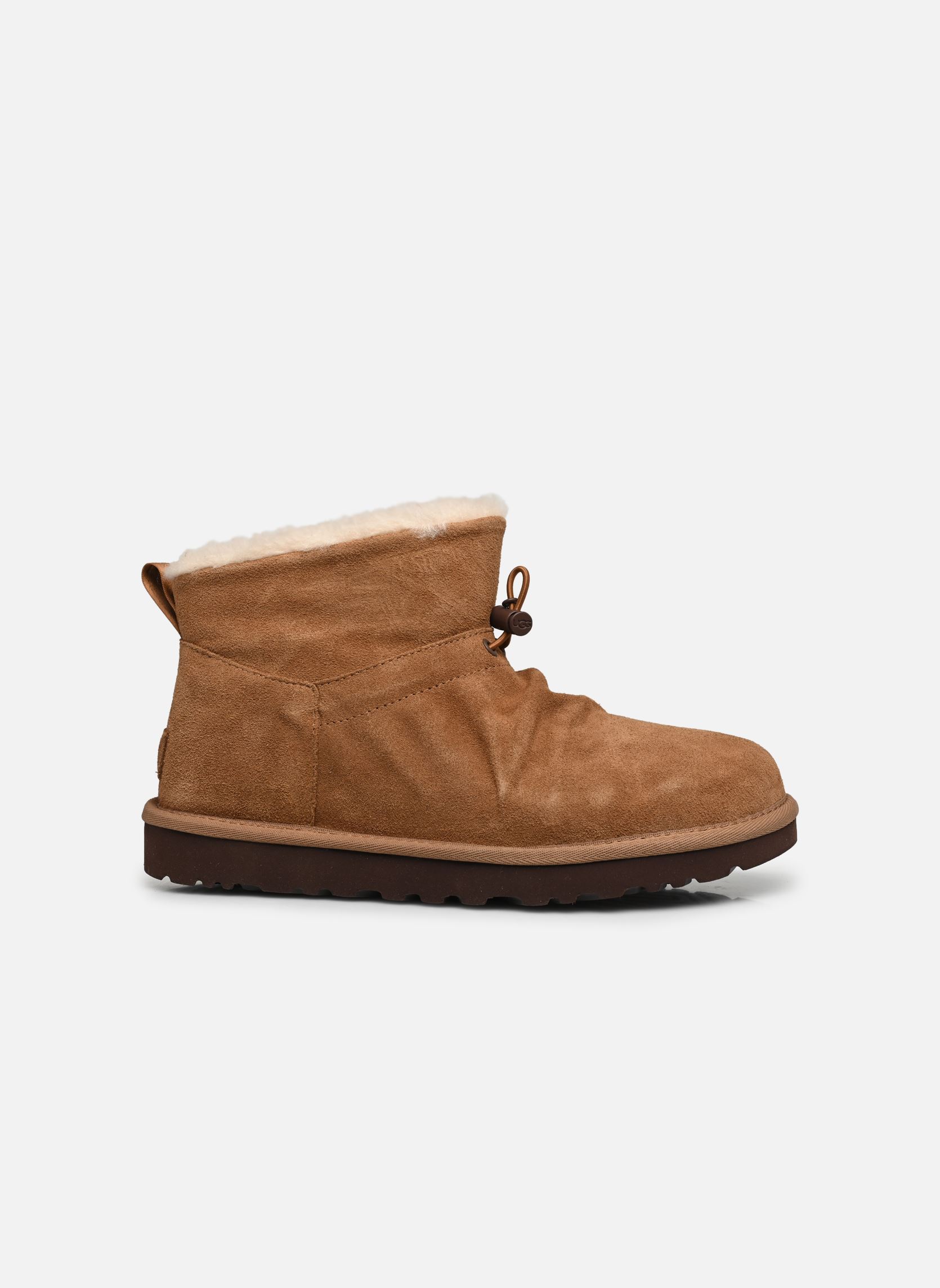 Bottines fourrées W CLASSIC MINI TOGGLER femme marron UGG Bottines fourrées W CLASSIC MINI TOGGLER femme marron CHESTNUT