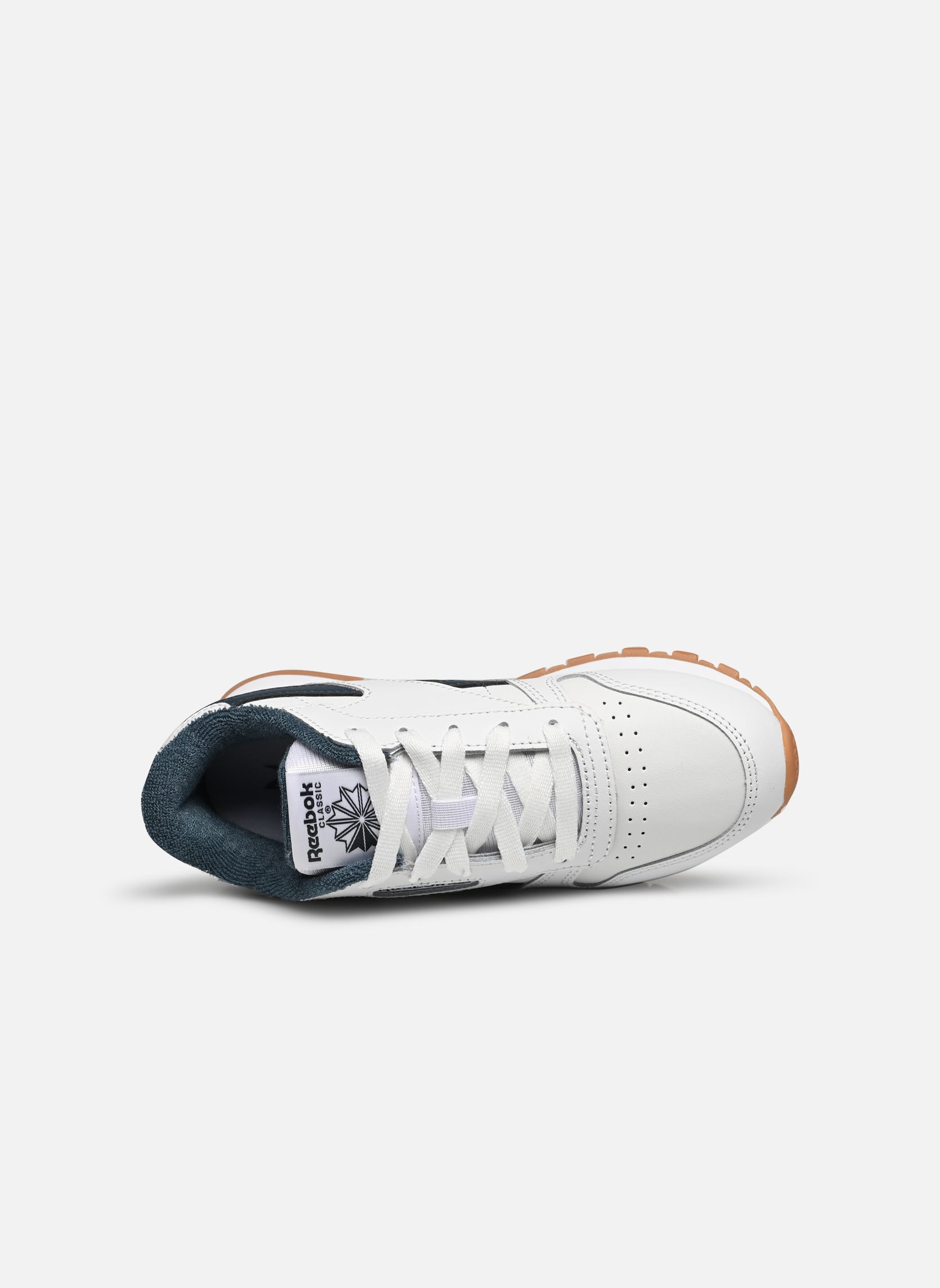 Baskets Classic Leather K blanc Reebok Baskets Classic Leather K blanc Ftwwht/Hooblu/Rbkg07