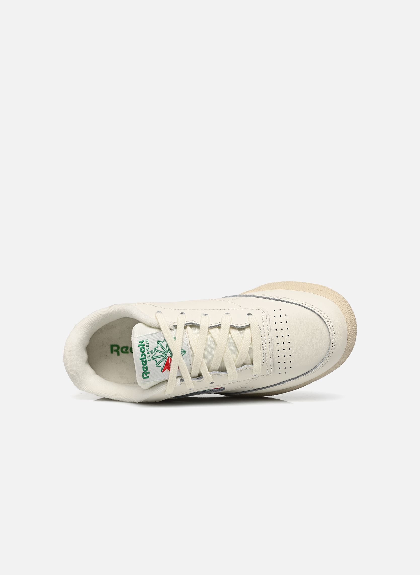 Sneakers Club C K wit Reebok Sneakers Club C K wit CHALK/CHALK/GLEGRN