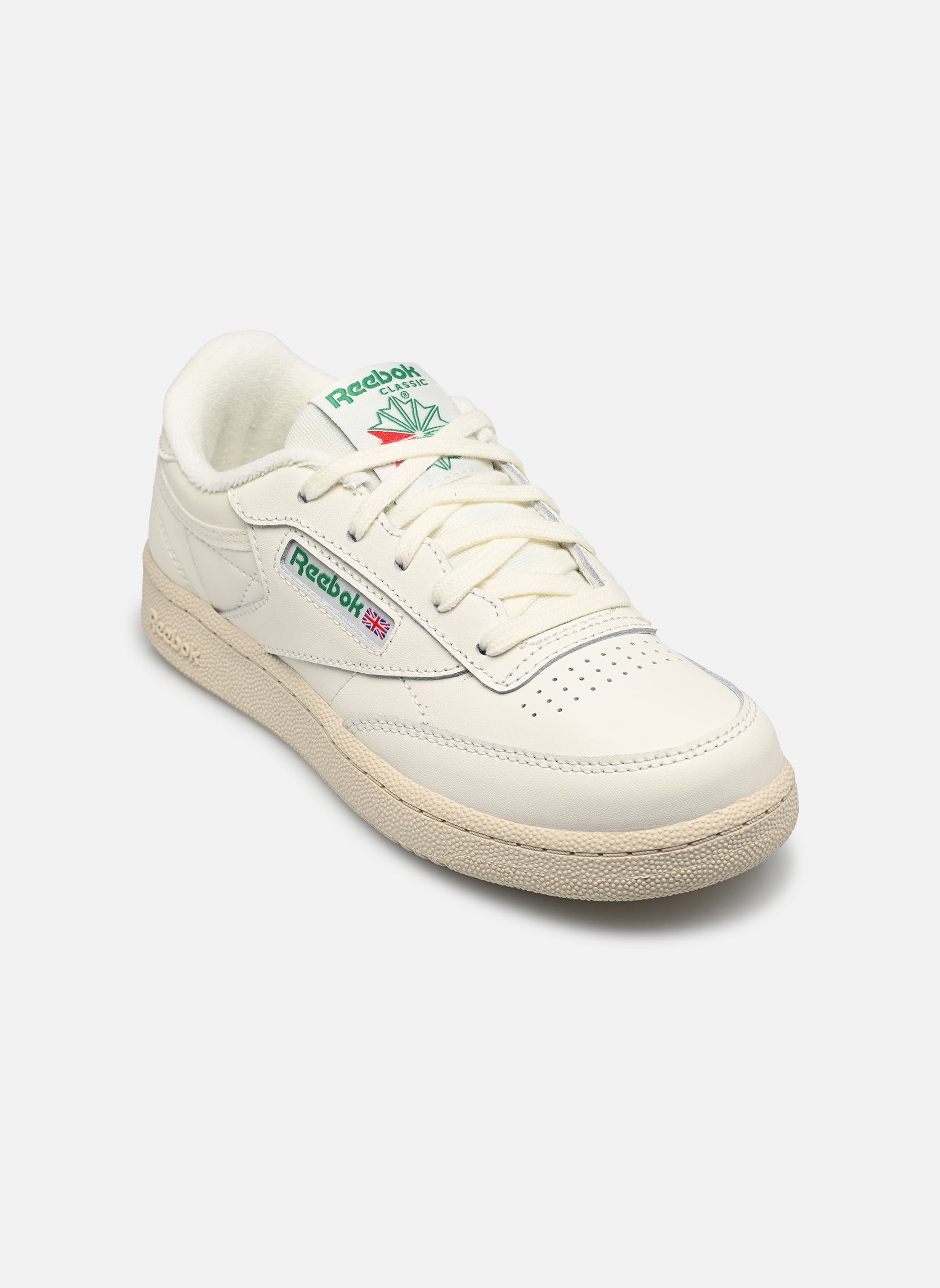 Sneakers Club C K wit Reebok Sneakers Club C K wit CHALK/CHALK/GLEGRN