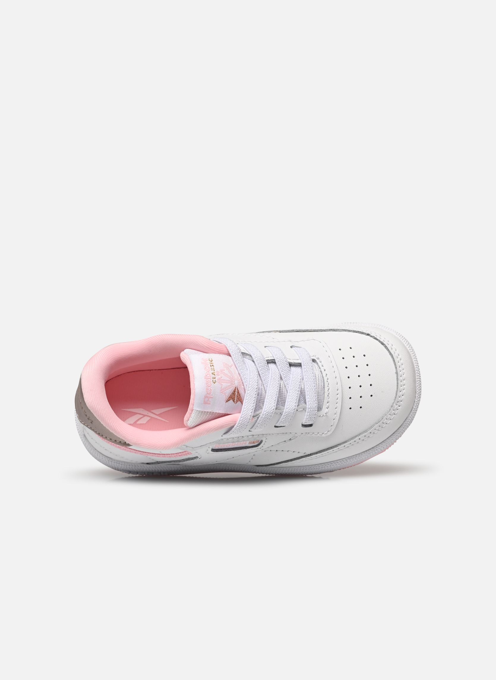 Sneaker Club C I mädchen weiß Reebok Sneaker Club C I mädchen weiß White/Pnkglw/Rosgol
