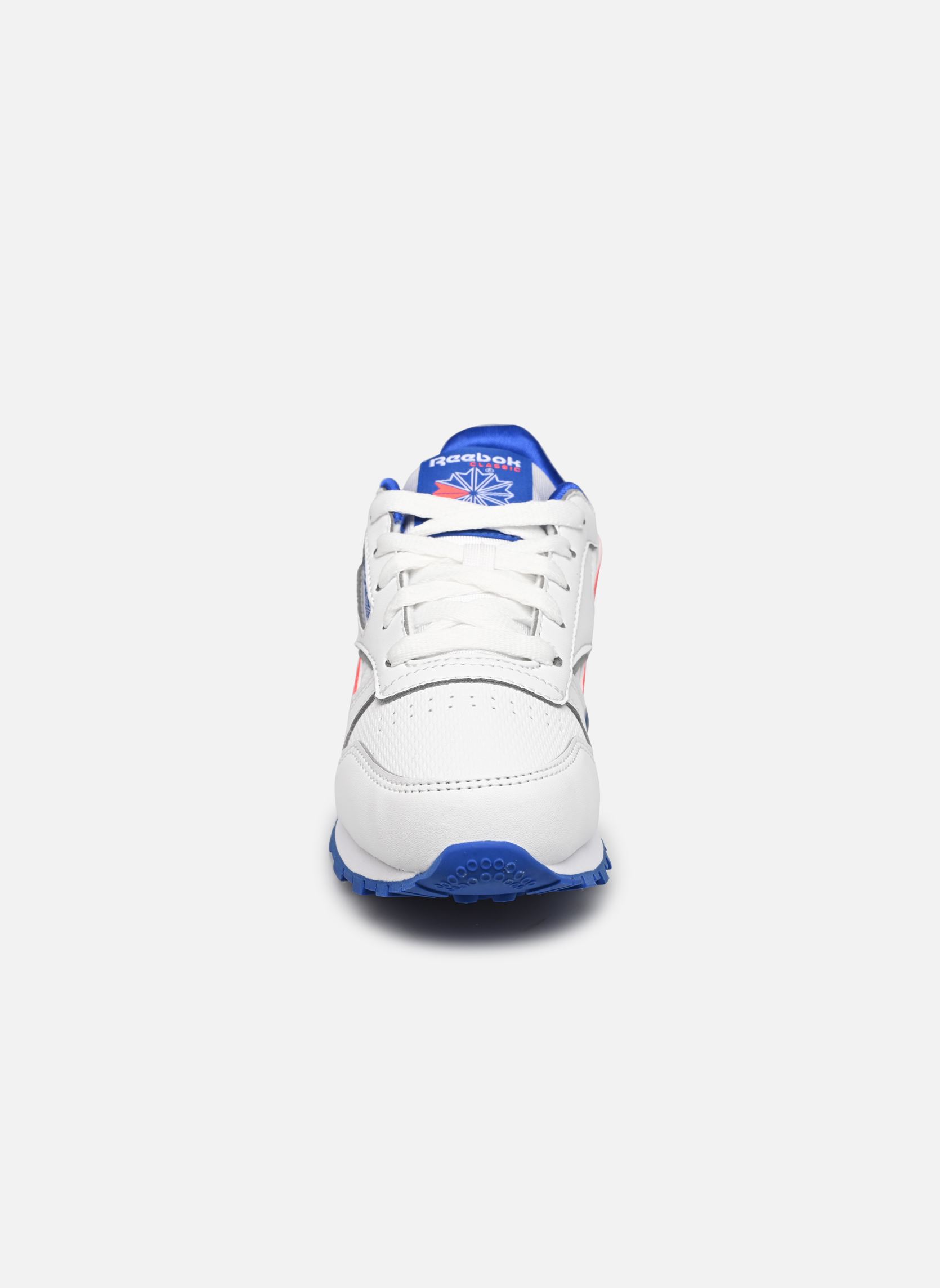 Baskets Classic Leather Step N Flash K blanc Reebok Baskets Classic Leather Step N Flash K blanc Ftwwht/Elecob/Neoche