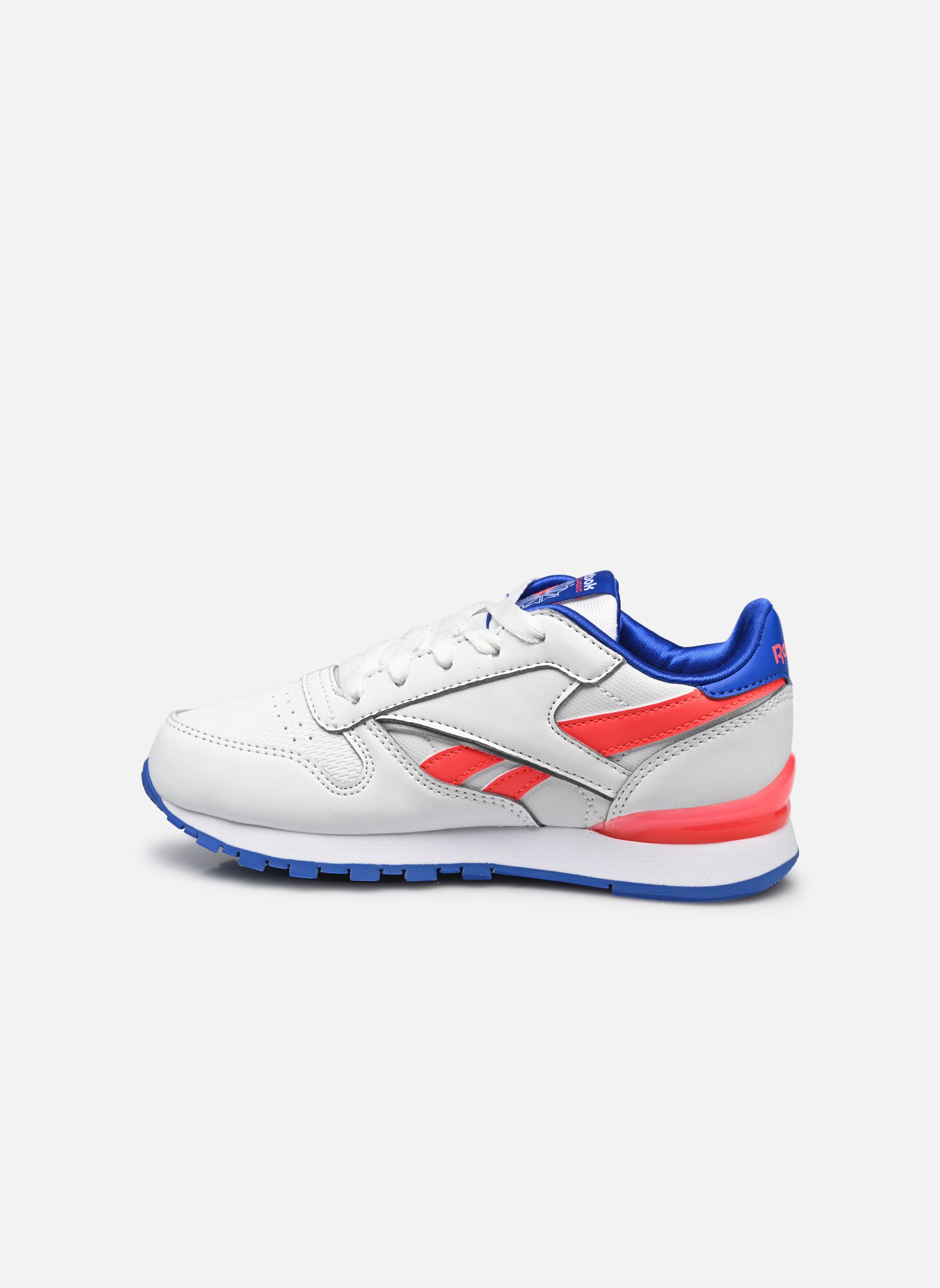 Baskets Classic Leather Step N Flash K blanc Reebok Baskets Classic Leather Step N Flash K blanc Ftwwht/Elecob/Neoche