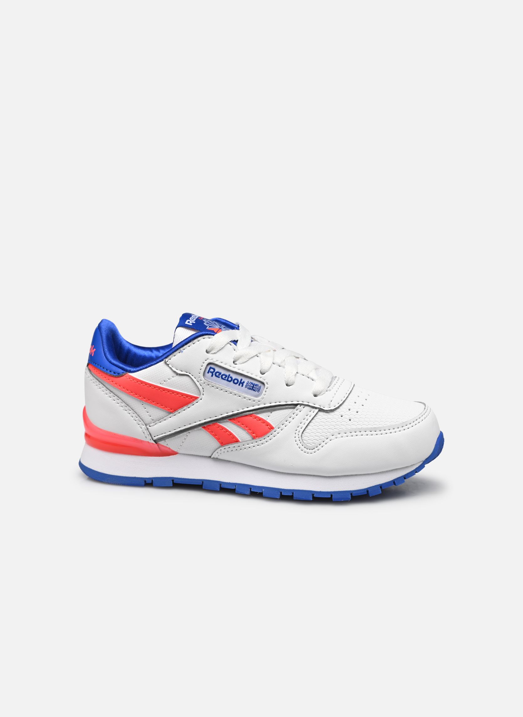 Baskets Classic Leather Step N Flash K blanc Reebok Baskets Classic Leather Step N Flash K blanc Ftwwht/Elecob/Neoche