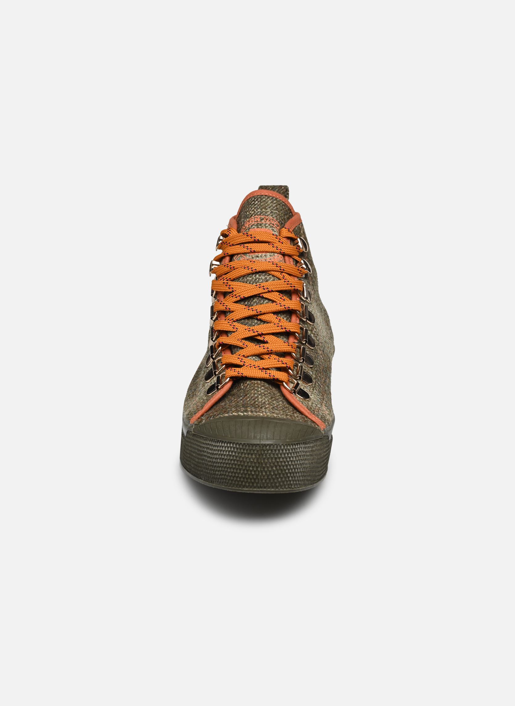Baskets toile Stella B79 - WOOLMARK 2 femme vert Bensimon Baskets toile Stella B79 - WOOLMARK 2 femme vert KAKI