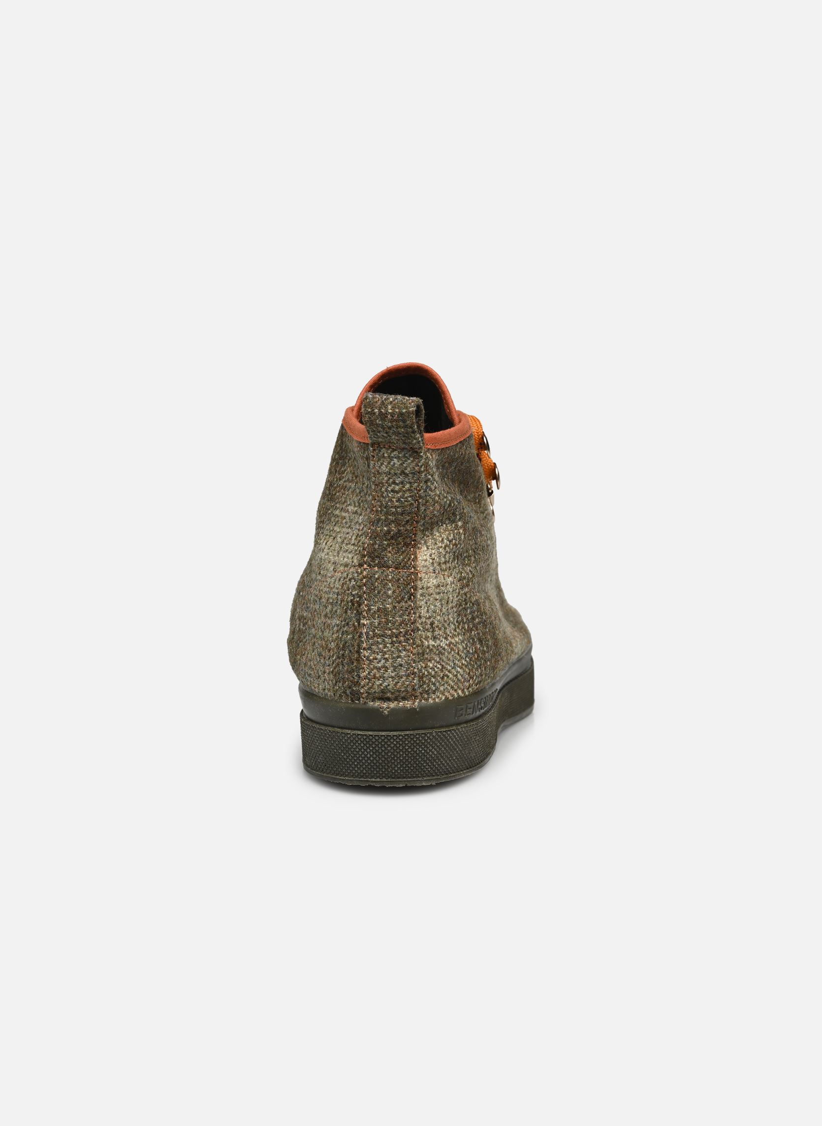Baskets toile Stella B79 - WOOLMARK 2 femme vert Bensimon Baskets toile Stella B79 - WOOLMARK 2 femme vert KAKI
