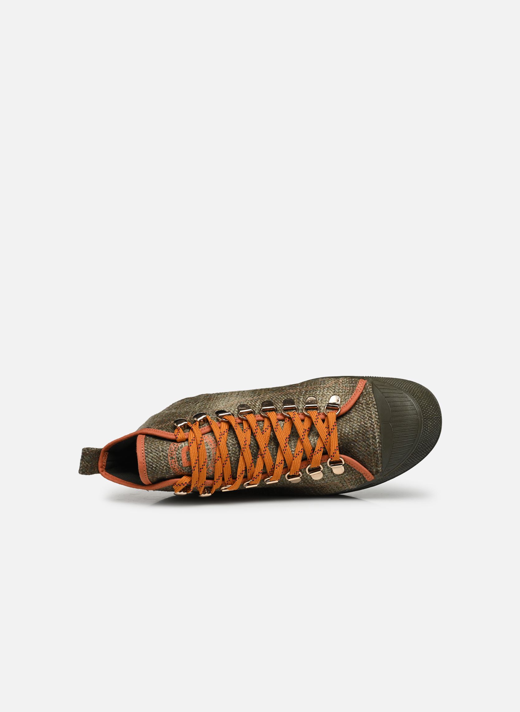 Baskets toile Stella B79 - WOOLMARK 2 femme vert Bensimon Baskets toile Stella B79 - WOOLMARK 2 femme vert KAKI