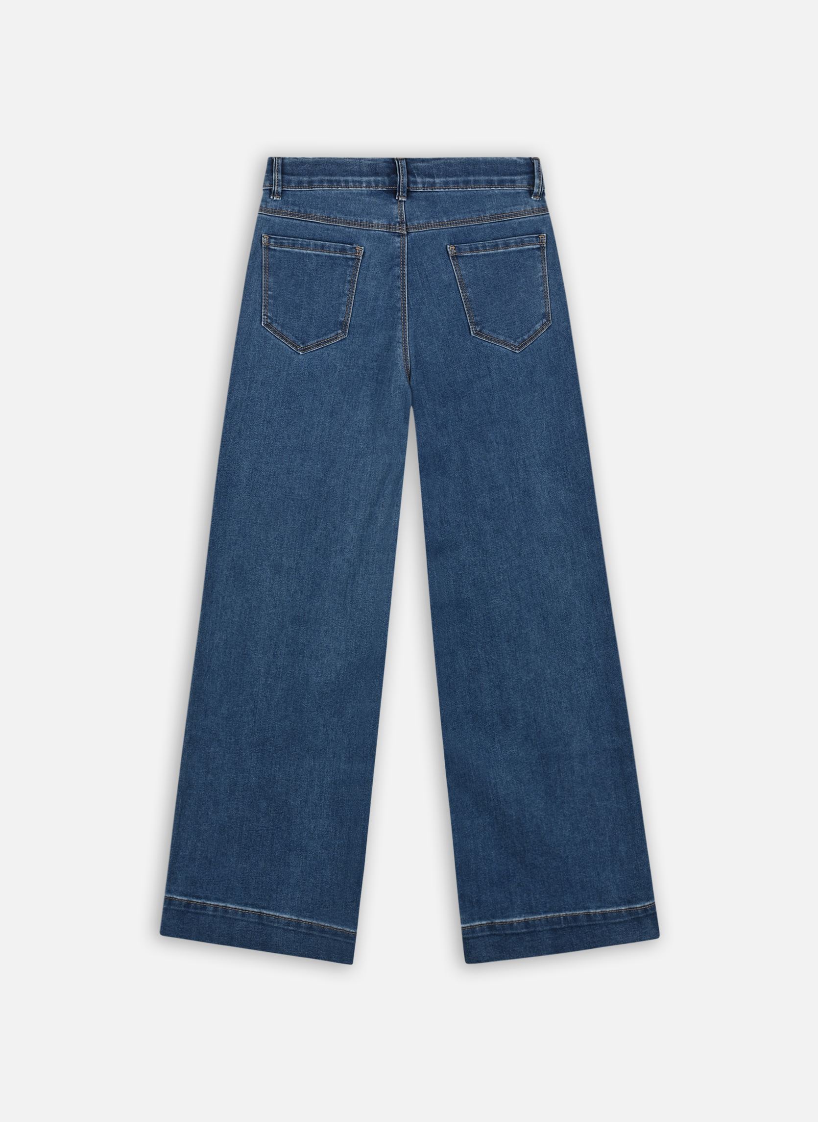 Straight Leg Jeans Nkfrose Hw Wide Jeans 1356-On Noos mädchen blau Name it Straight Leg Jeans Nkfrose Hw Wide Jeans 1356-On Noos mädchen blau Medium Blue Denim
