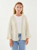 Viabella Rib L S Knit Top Egret main image 1