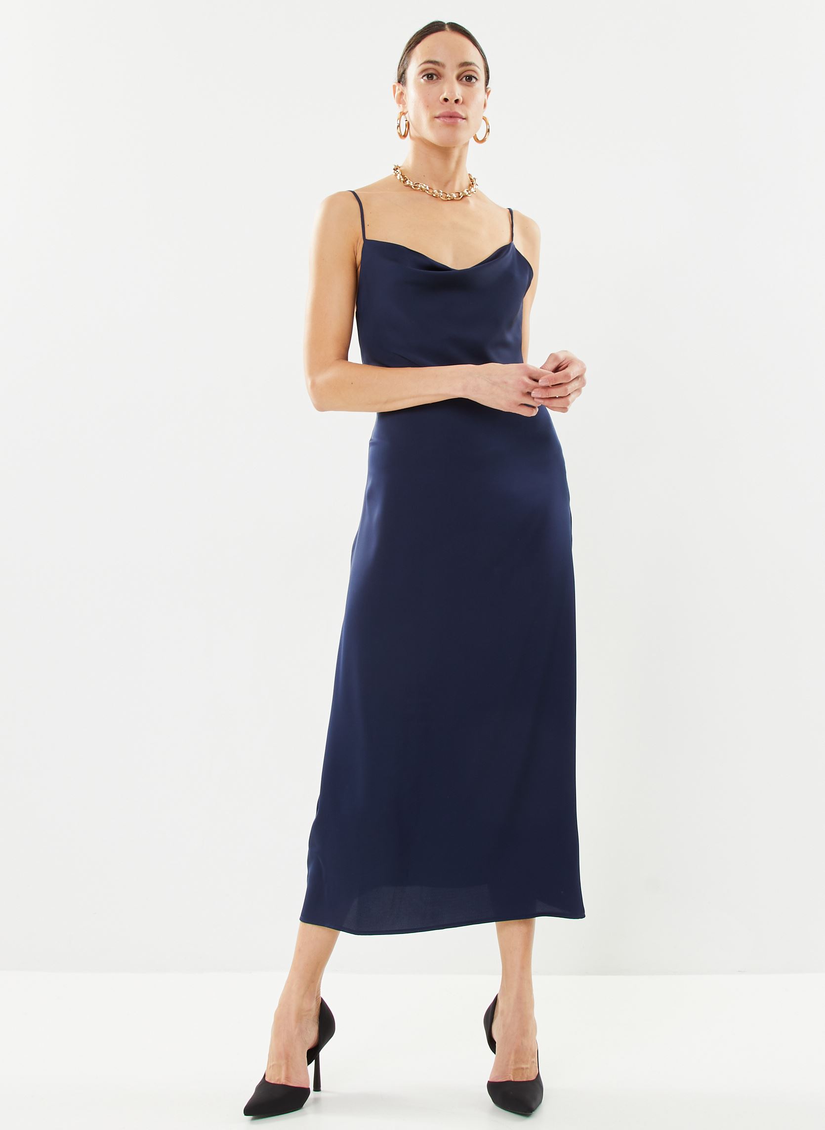 Robes longues Viravenna Strap Ankle Dress - Noos femme bleu Vila Robes longues Viravenna Strap Ankle Dress - Noos femme bleu Navy Blazer