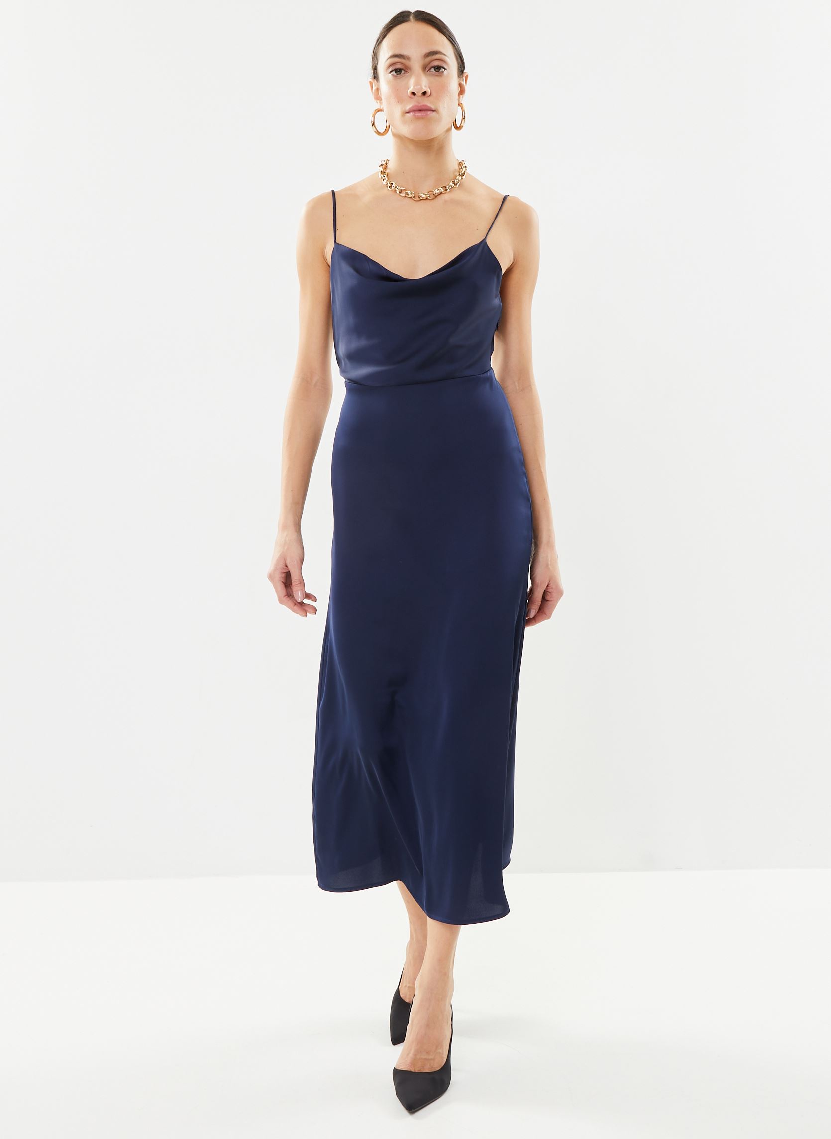 Robes longues Viravenna Strap Ankle Dress - Noos femme bleu Vila Robes longues Viravenna Strap Ankle Dress - Noos femme bleu Navy Blazer