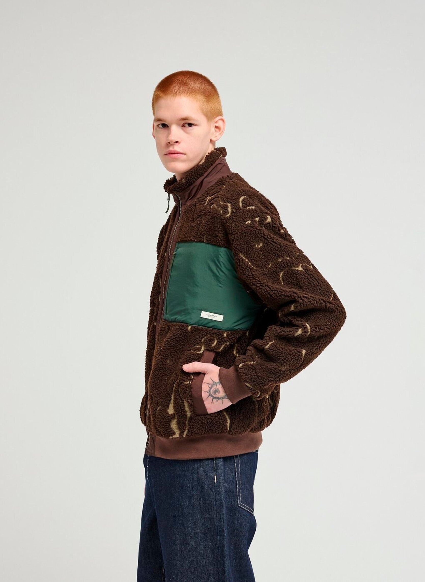 Vestes polaires Oak Sherpa homme marron Element Vestes polaires Oak Sherpa homme marron JAVA LINES