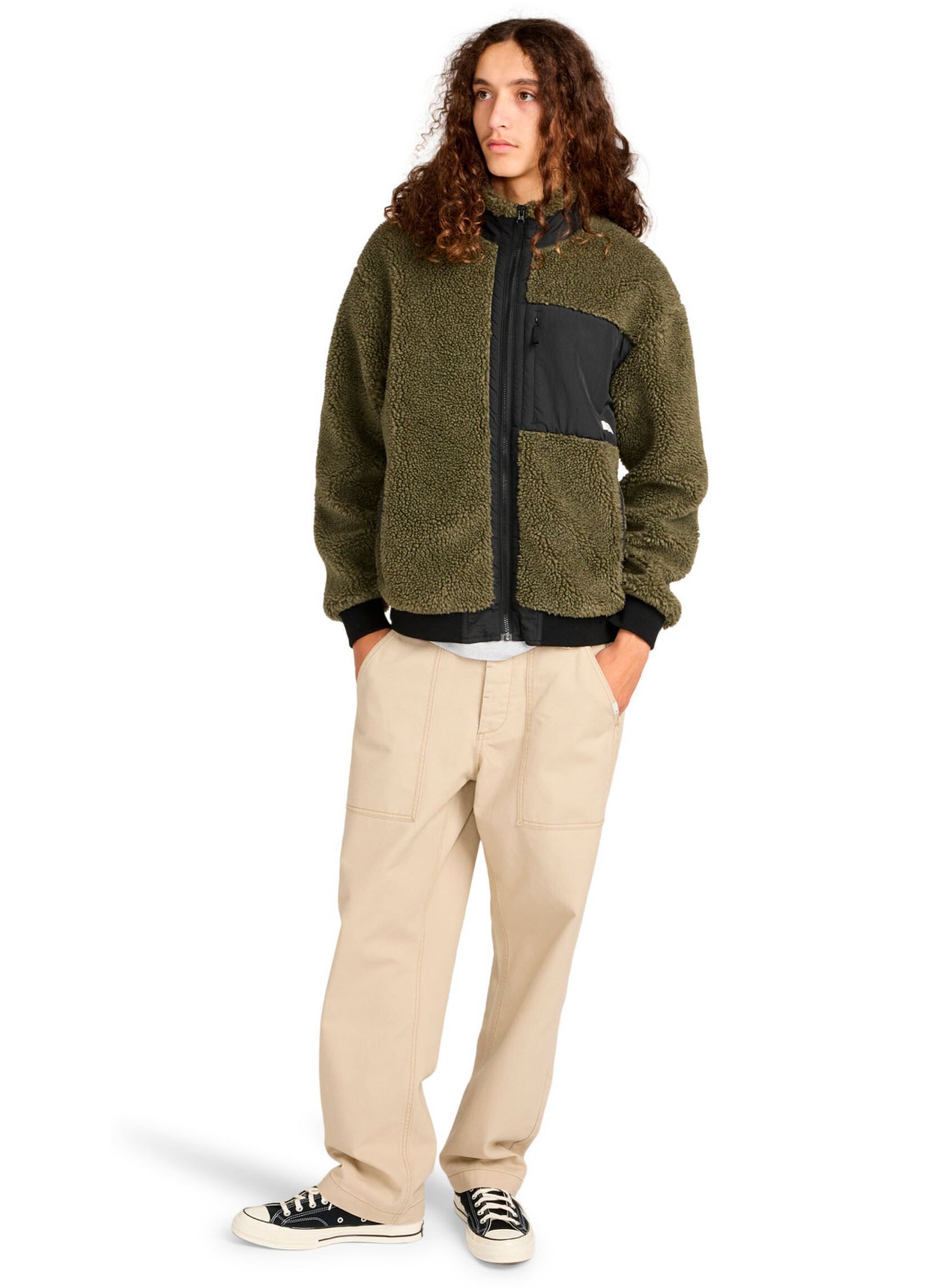 Fleece truien Oak Sherpa heren groen Element Fleece truien Oak Sherpa heren groen KALAMATA
